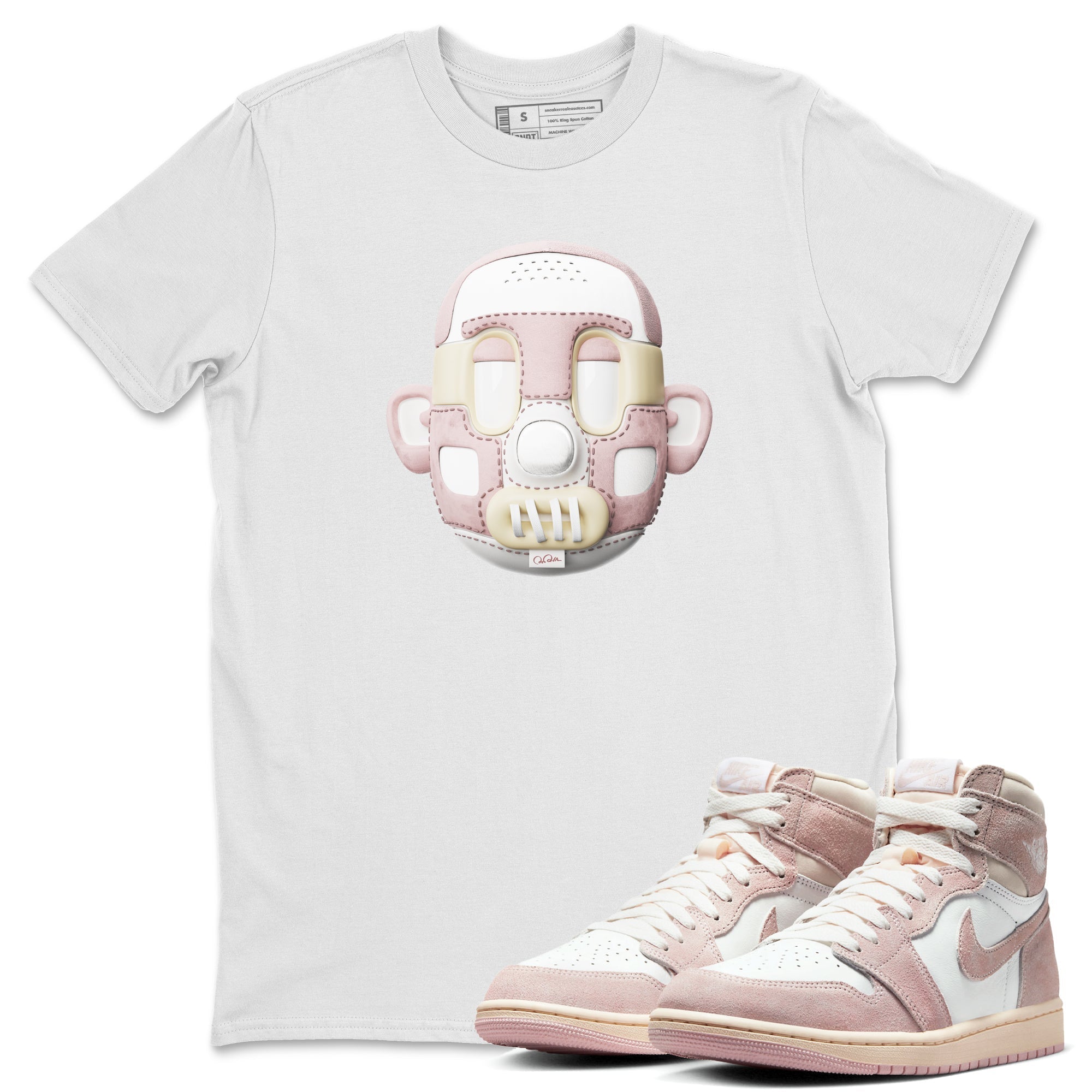 Shoe Head Unisex Tops - Air Jordan 1 Washed Pink