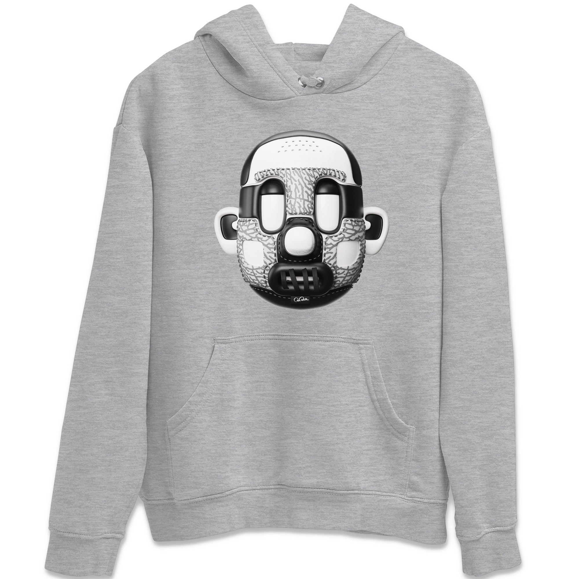 Shoe Head Unisex Tops - Air Jordan 1 White Cement
