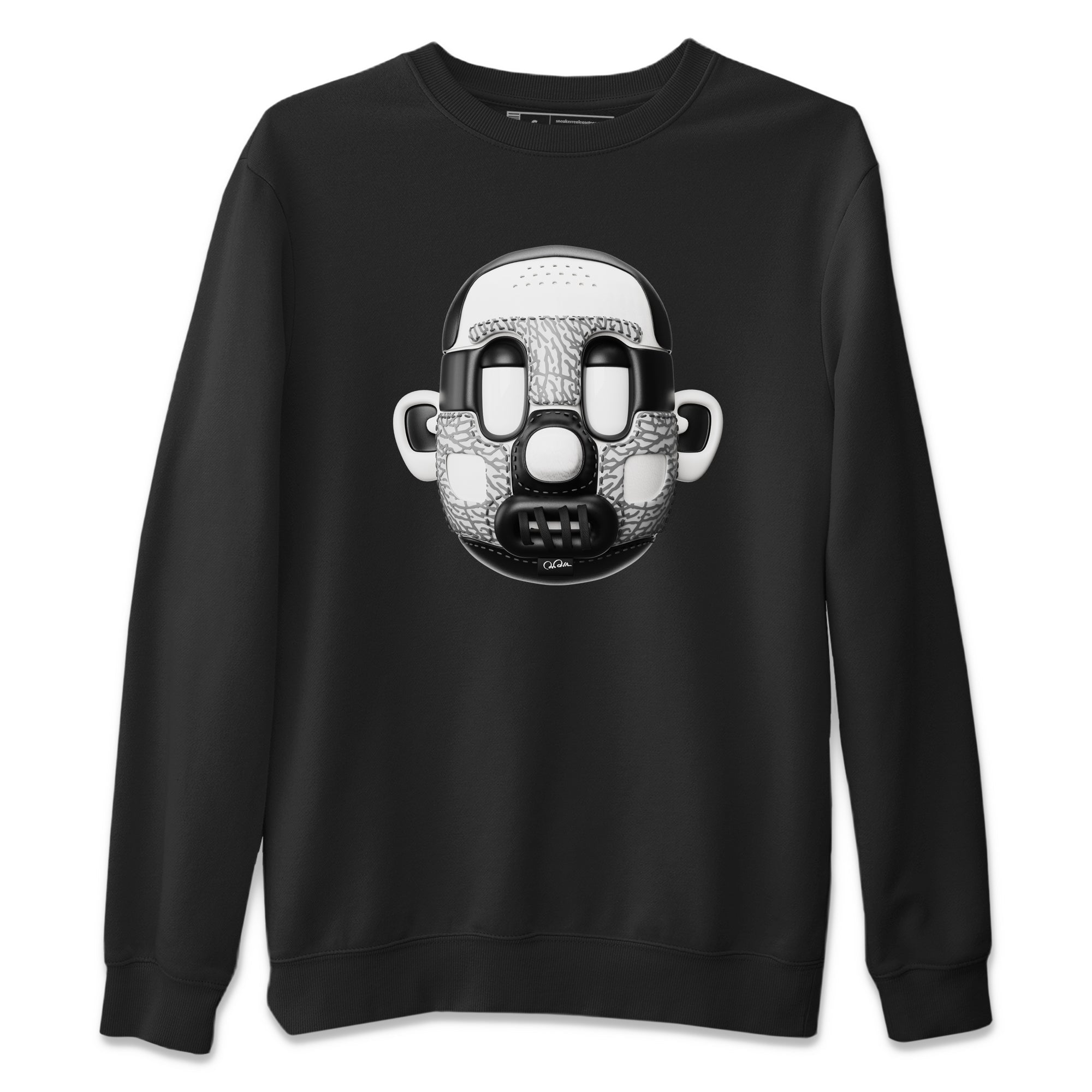 Shoe Head Unisex Tops - Air Jordan 1 White Cement