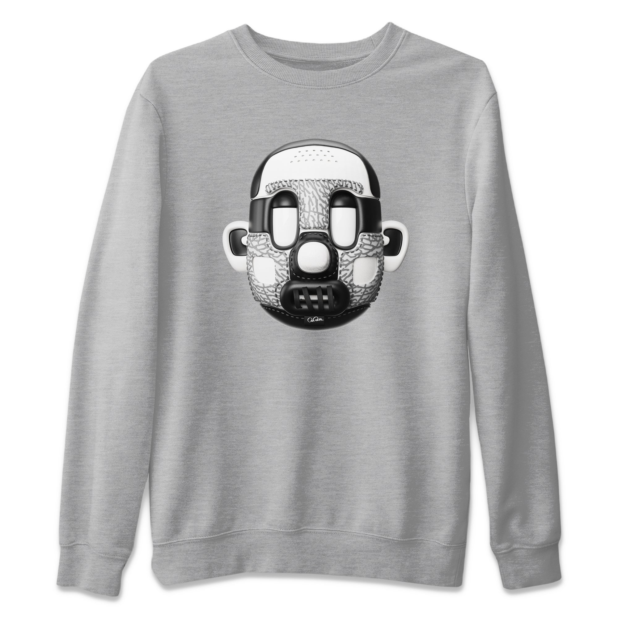 Shoe Head Unisex Tops - Air Jordan 1 White Cement
