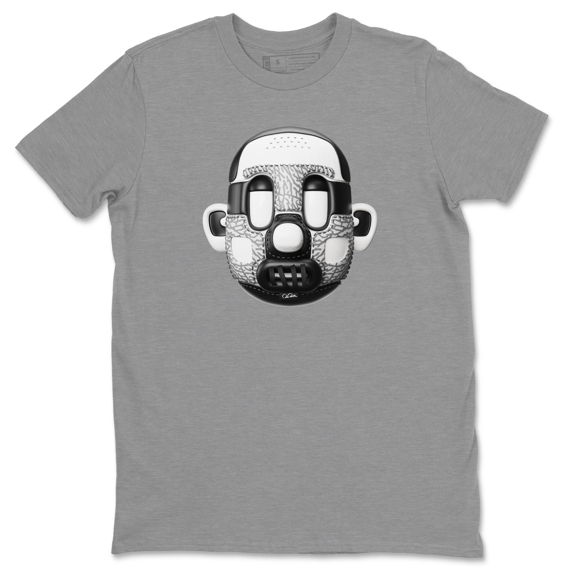 Shoe Head Unisex Tops - Air Jordan 1 White Cement