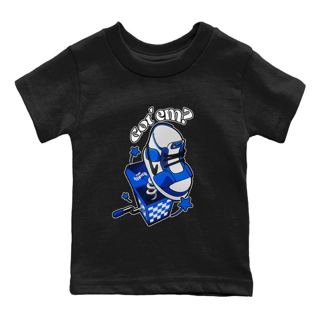 Shoe In The Box snkmatch Tees Kids - Air Jordan 1 Game Royal