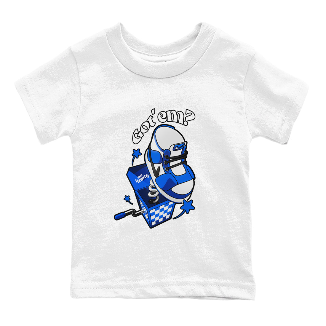 Shoe In The Box snkmatch Tees Kids - Air Jordan 1 Game Royal