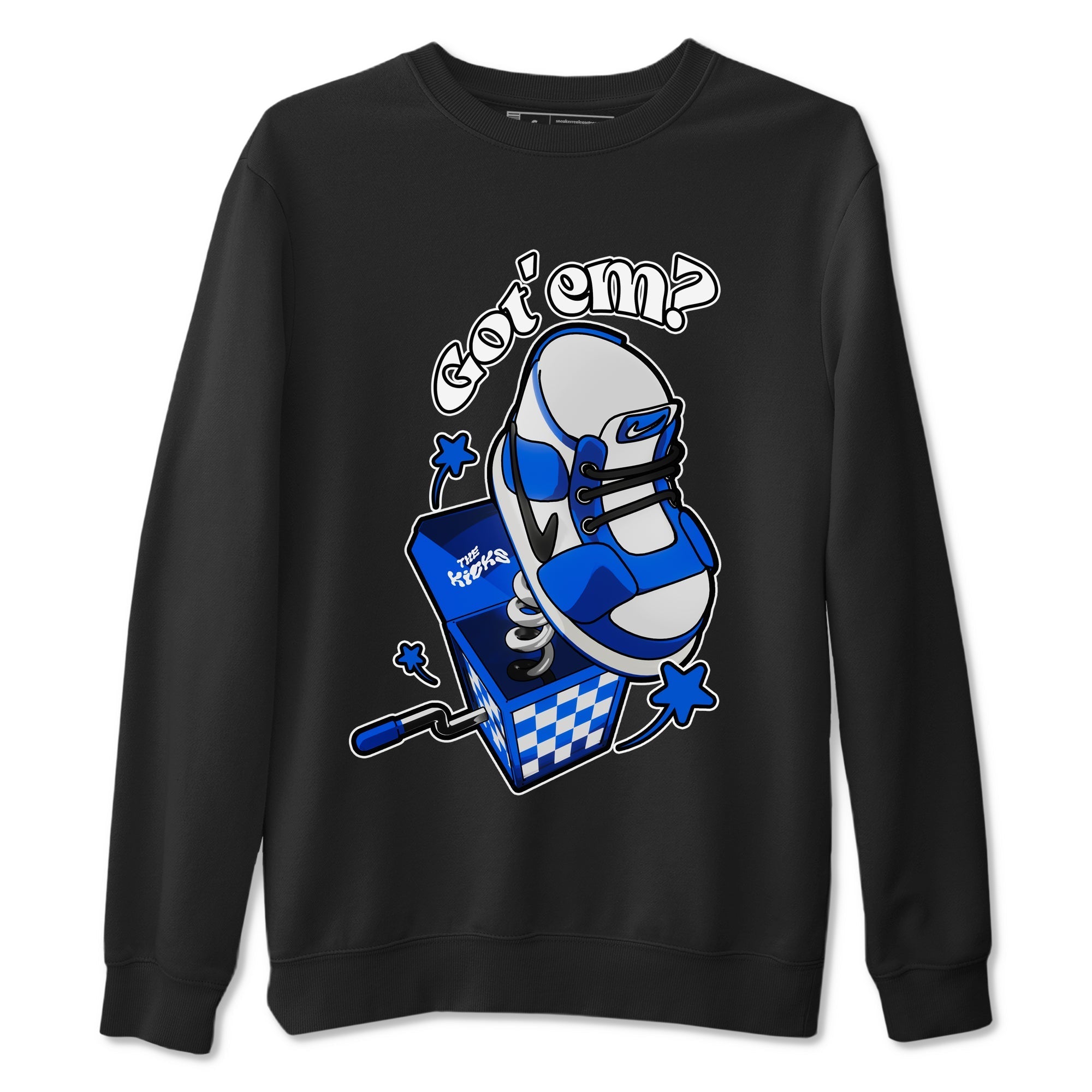 Shoe In The Box snkmatch Tees - Air Jordan 1 Game Royal