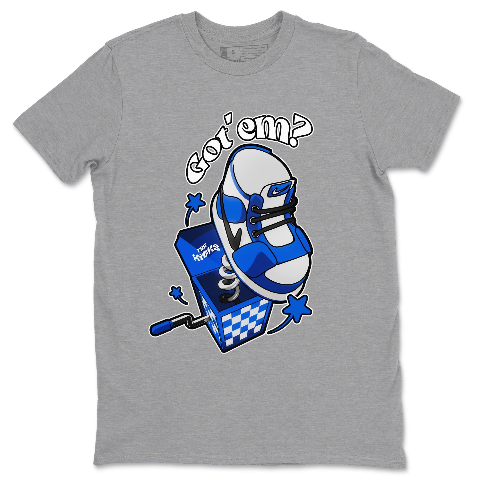 Shoe In The Box snkmatch Tees - Air Jordan 1 Game Royal
