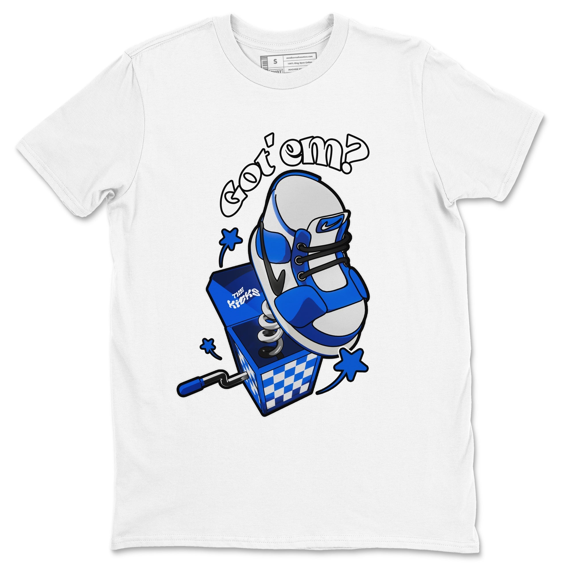 Shoe In The Box snkmatch Tees - Air Jordan 1 Game Royal