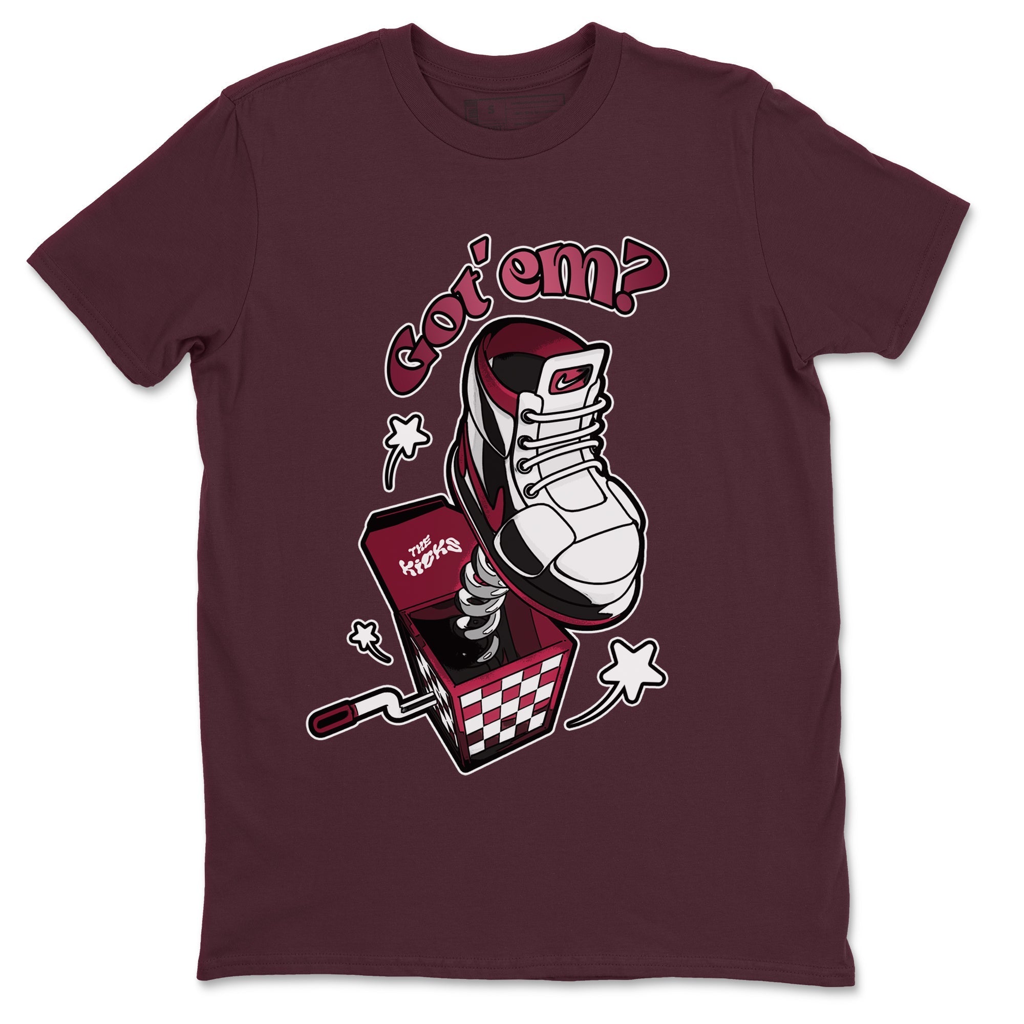Shoe In The Box snkmatch Tee - Air Jordan 1 Metallic Burgundy