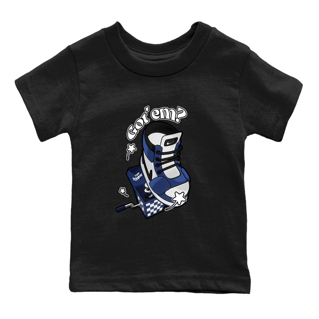 Shoe In The Box snkmatch Tees Kids - Air Jordan 1 Midnight Navy
