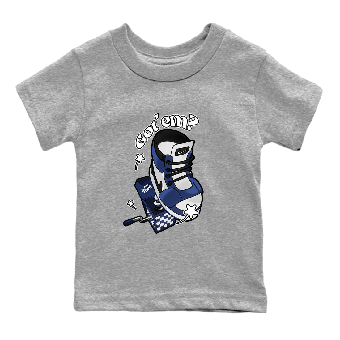 Shoe In The Box snkmatch Tees Kids - Air Jordan 1 Midnight Navy