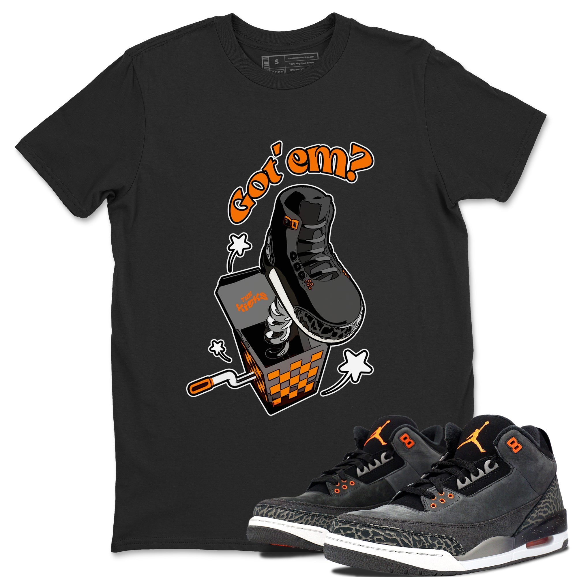 Shoe In The Box snkmatch Tee - Air Jordan 3 Fear