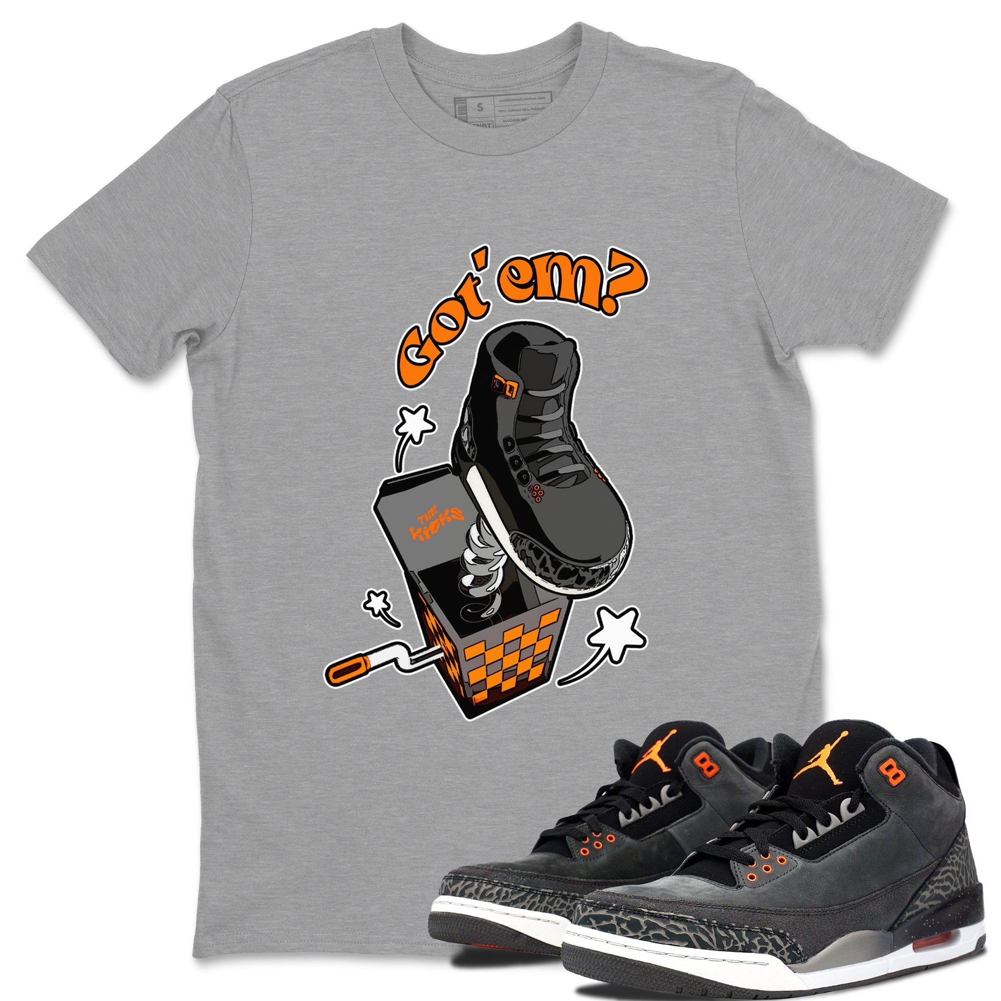 Shoe In The Box snkmatch Tee - Air Jordan 3 Fear