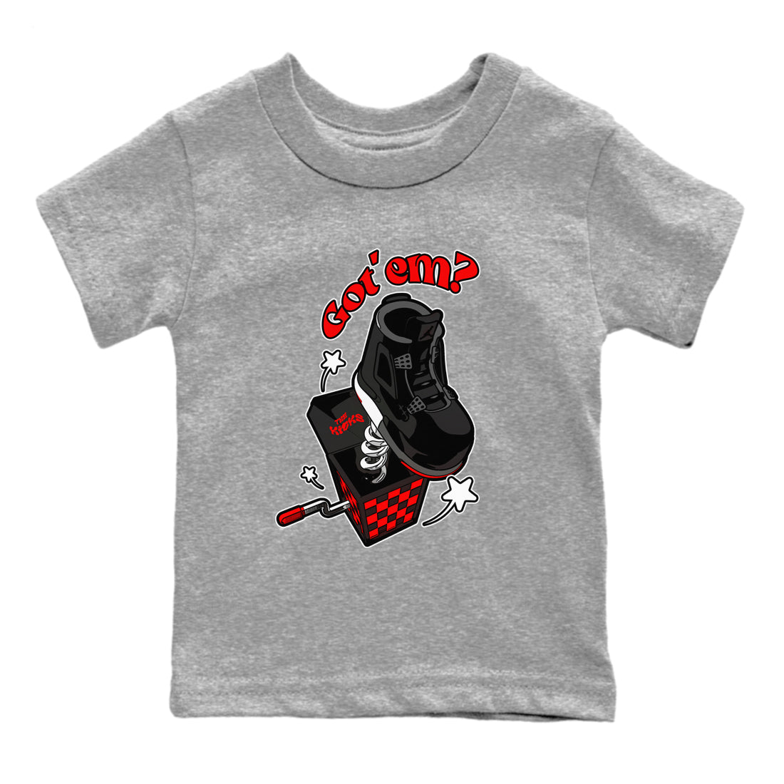 Shoe In The Box snkmatch Tee Kids - Air Jordan 4 Bred Reimagined