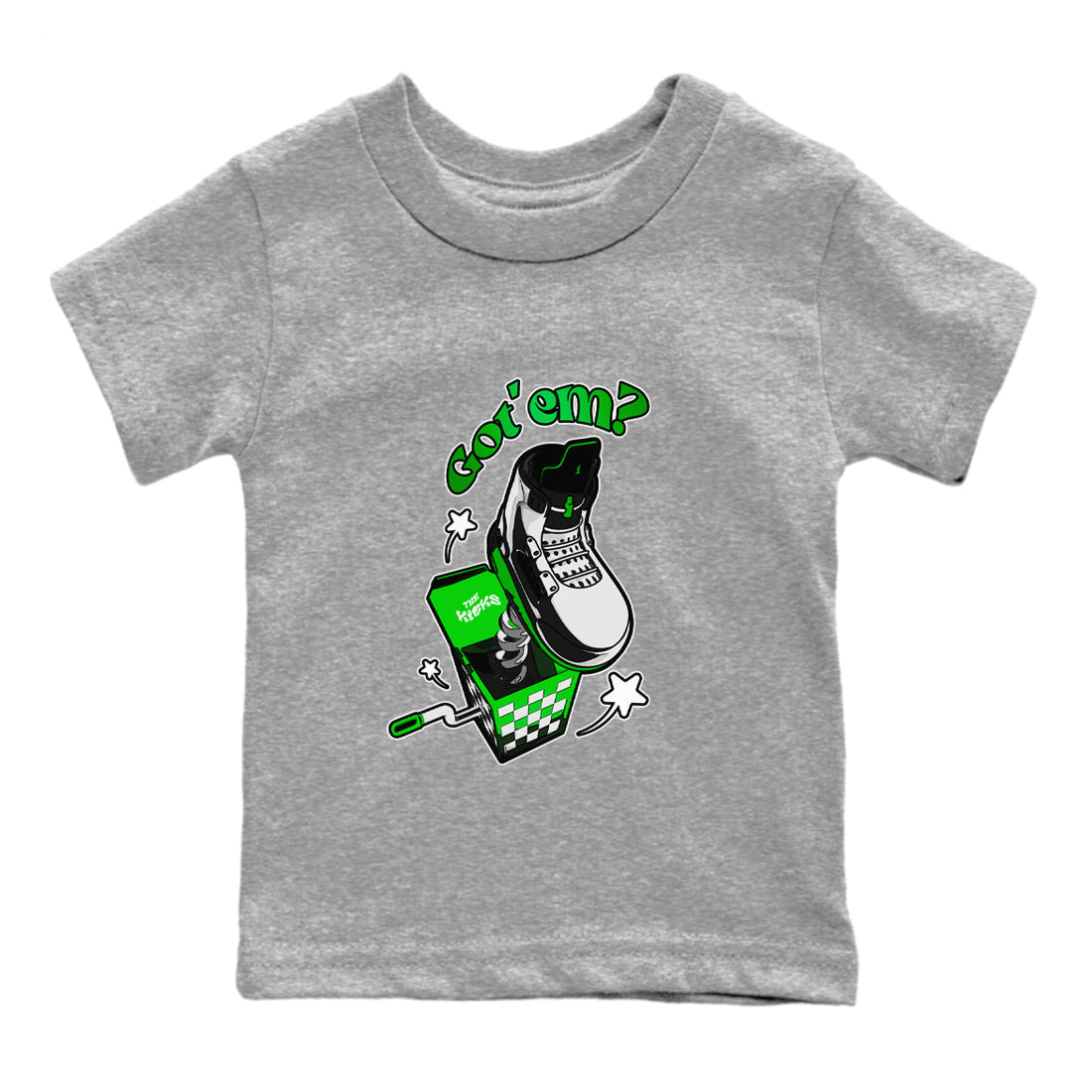 Shoe In The Box snkmatch Tee Kids - Air Jordan 5 Lucky Green