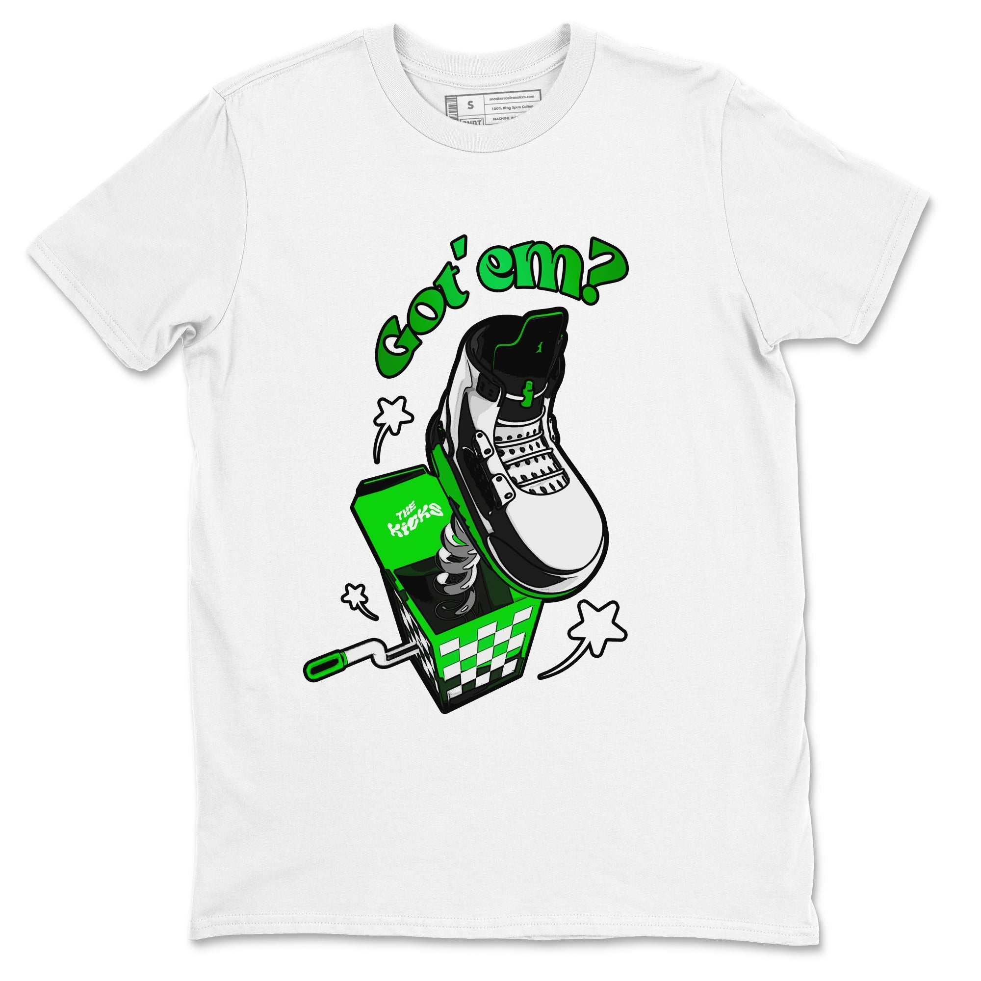 Shoe In The Box snkmatch Tee - Air Jordan 5 Lucky Green