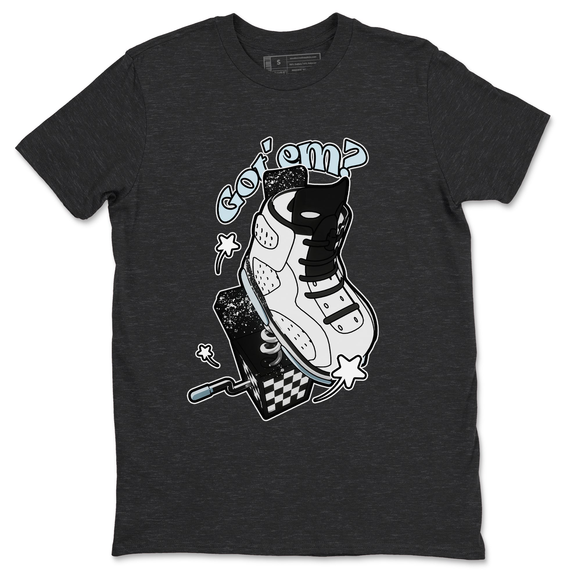 Shoe In The Box snkmatch Tees - Air Jordan 6 White Black