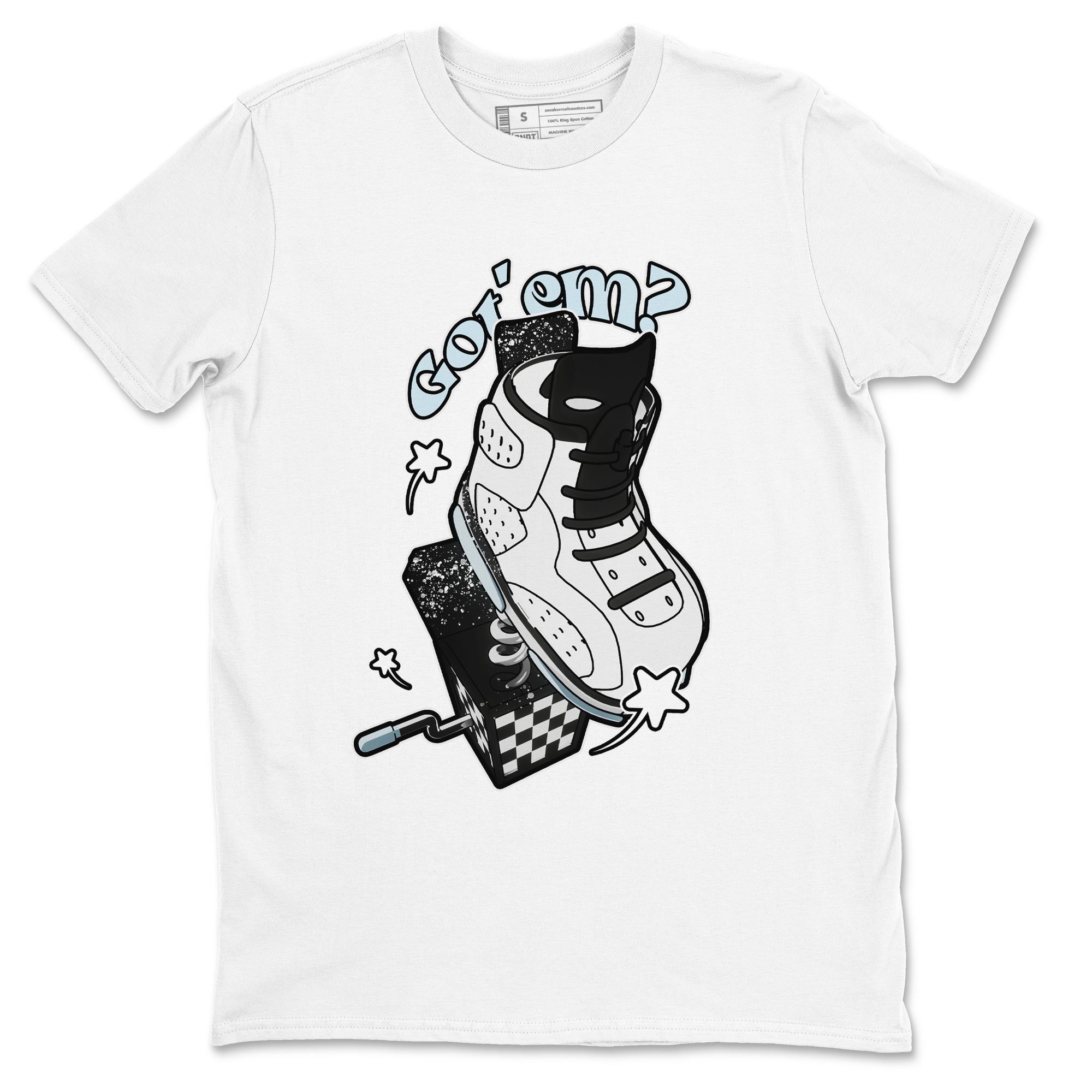 Shoe In The Box snkmatch Tees - Air Jordan 6 White Black