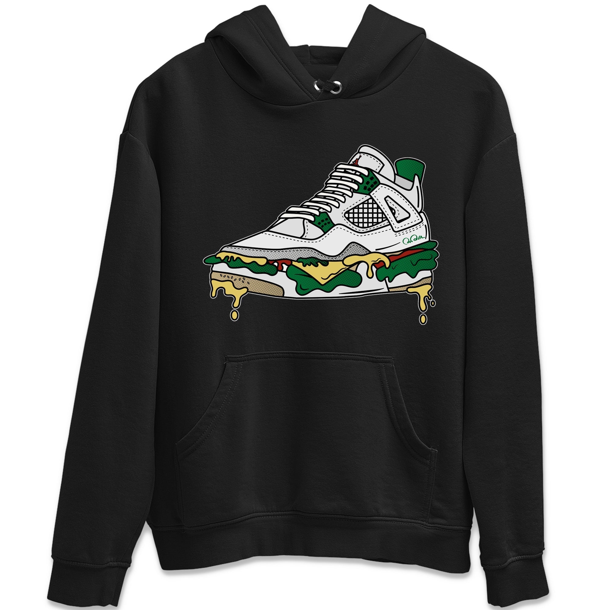 Shoe Sandwich Unisex Tops - Air Jordan 4 Pine Green