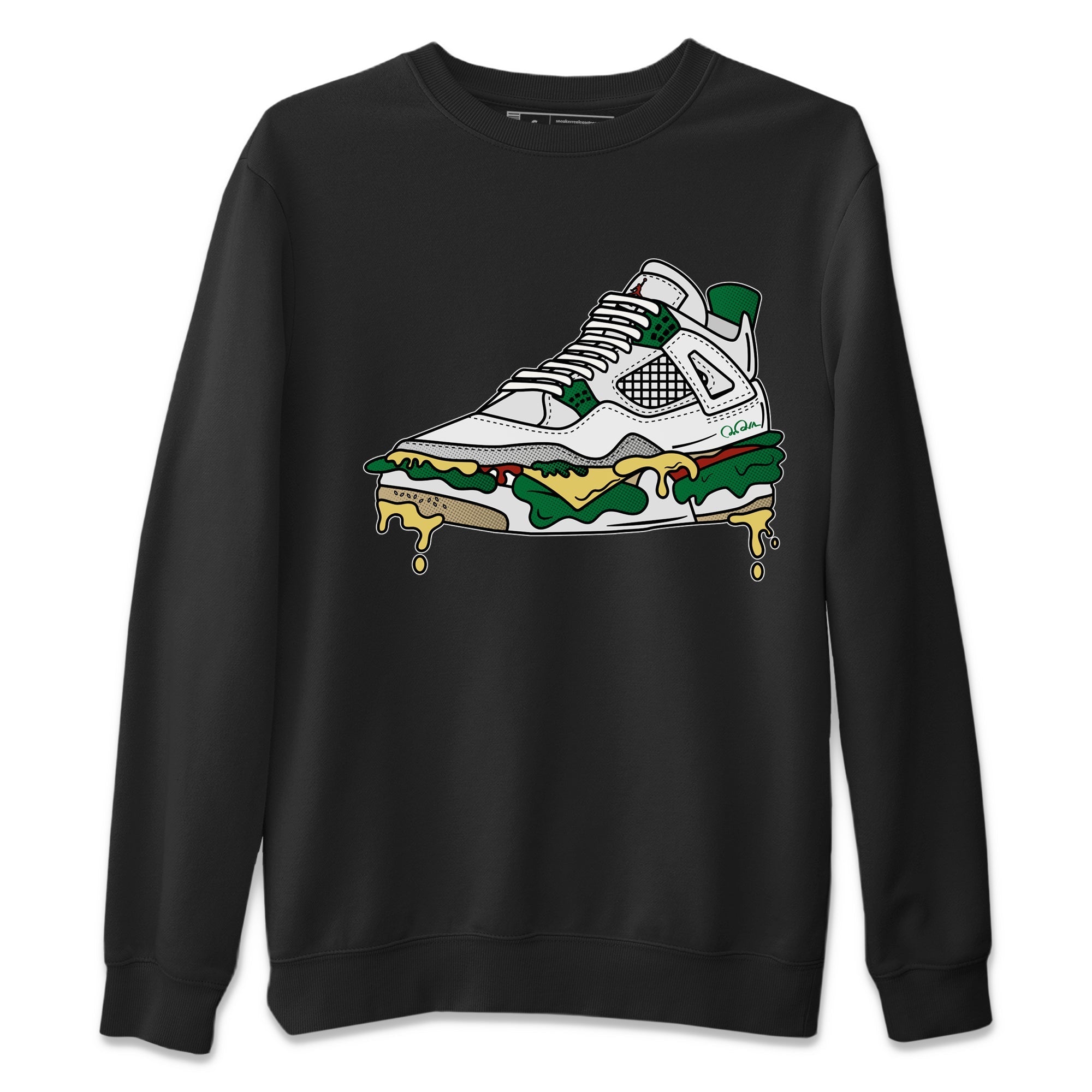 Shoe Sandwich Unisex Tops - Air Jordan 4 Pine Green