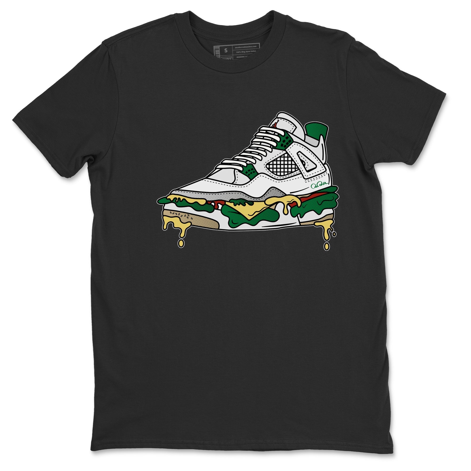 Shoe Sandwich Unisex Tops - Air Jordan 4 Pine Green