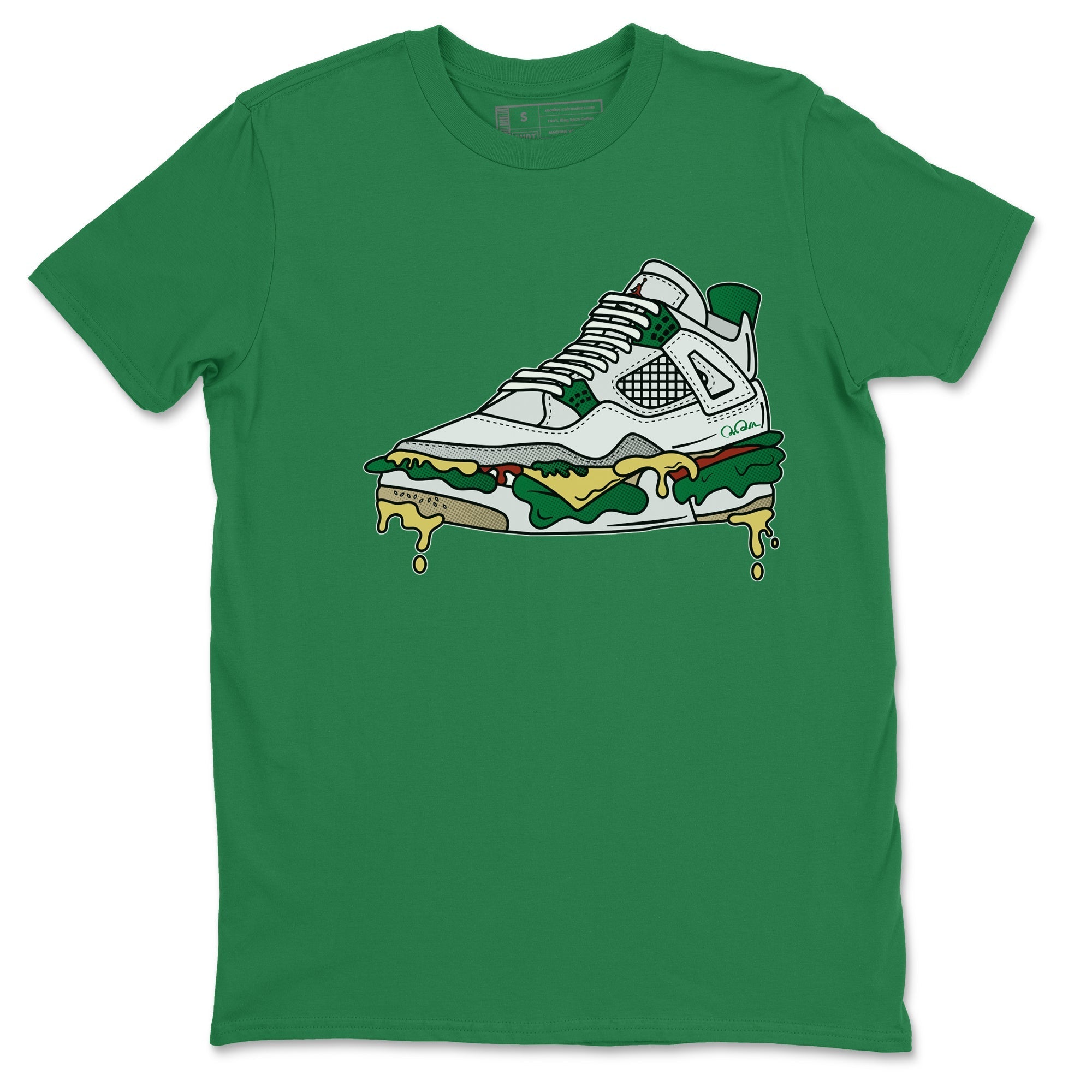 Shoe Sandwich Unisex Tops - Air Jordan 4 Pine Green