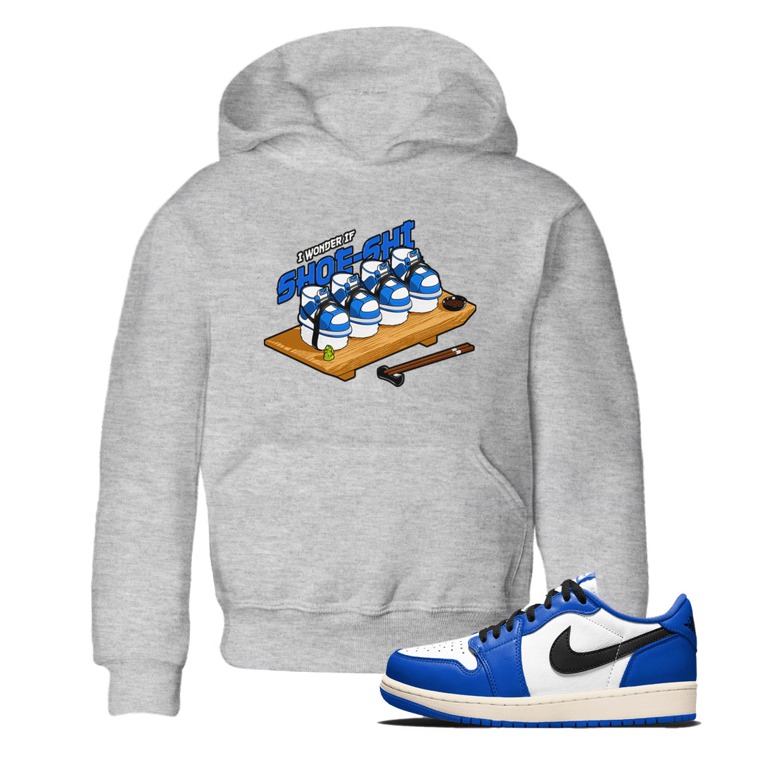 Shoe-Shi snkmatch Tees Kids - Air Jordan 1 Game Royal