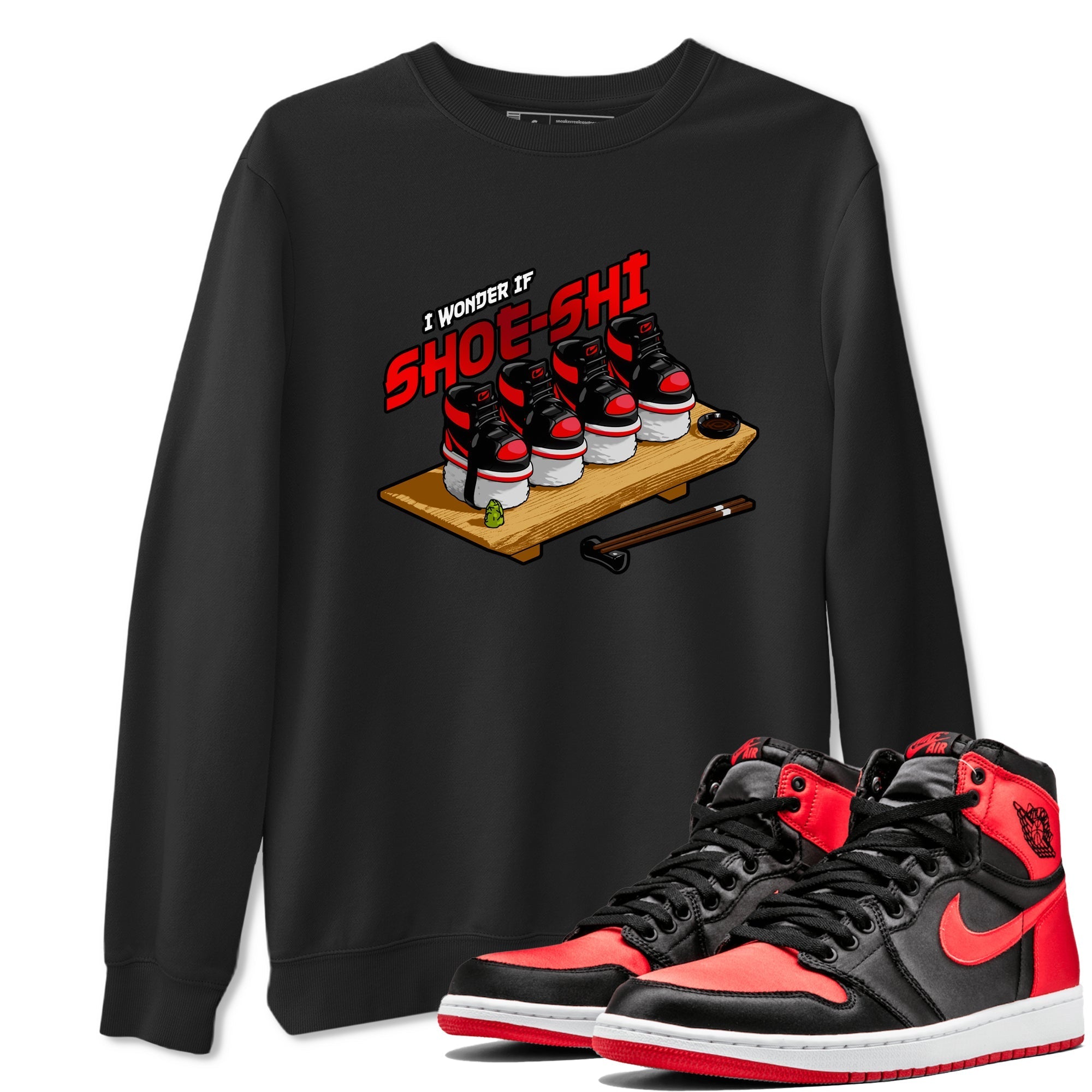 Shoe-Shi snkmatch Tee - Air Jordan 1 Satin Bred