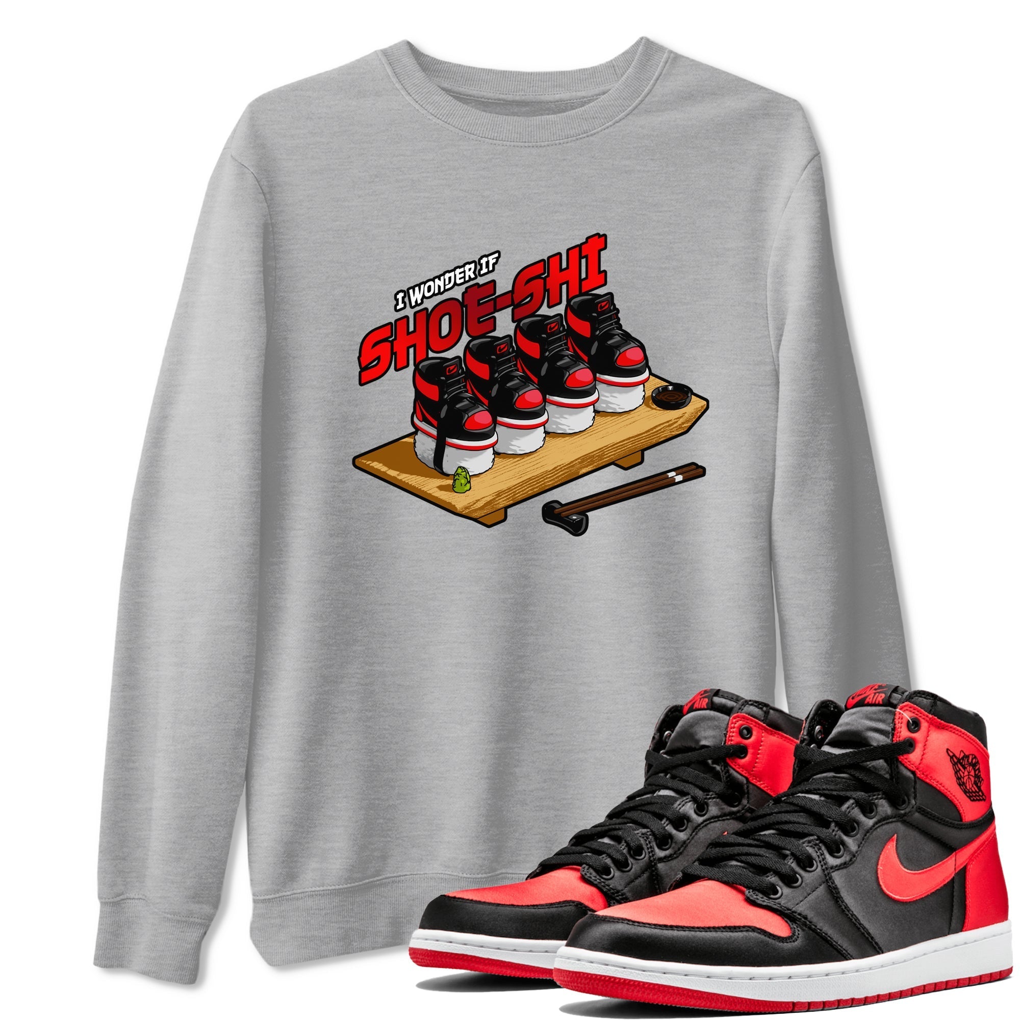 Shoe-Shi snkmatch Tee - Air Jordan 1 Satin Bred