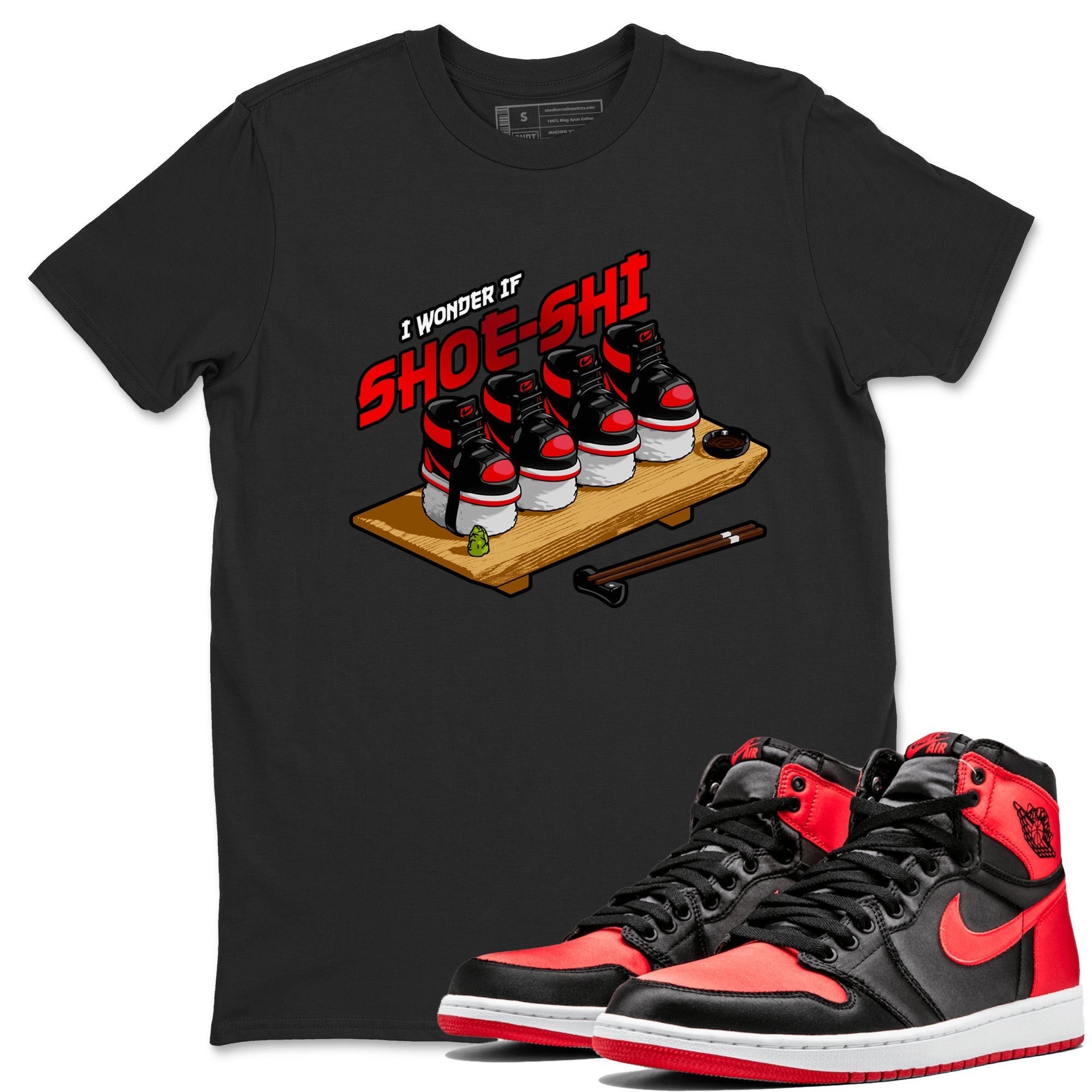 Shoe-Shi snkmatch Tee - Air Jordan 1 Satin Bred