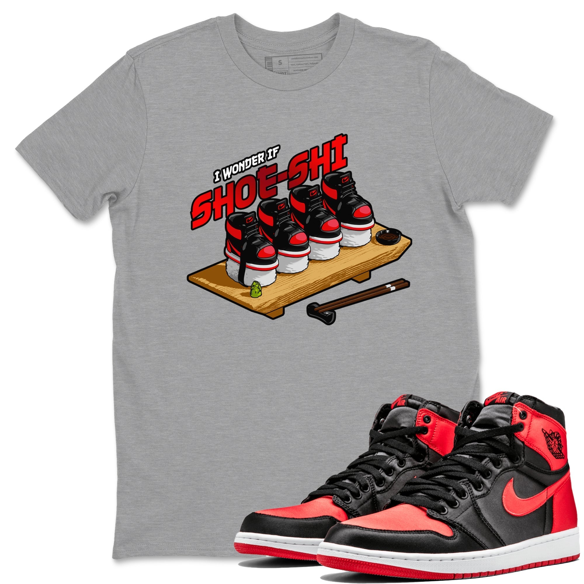 Shoe-Shi snkmatch Tee - Air Jordan 1 Satin Bred