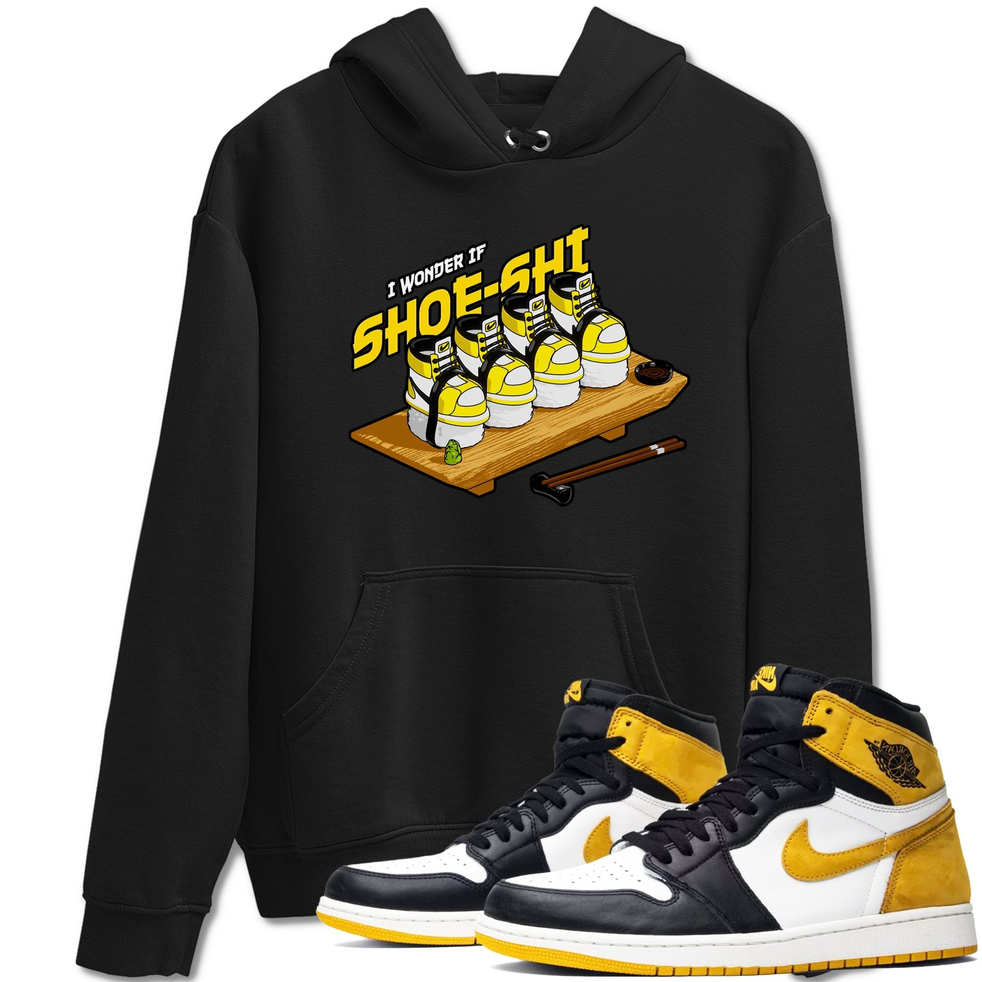 Shoe-Shi snkmatch Tees - Air Jordan 1 Yellow Ochre