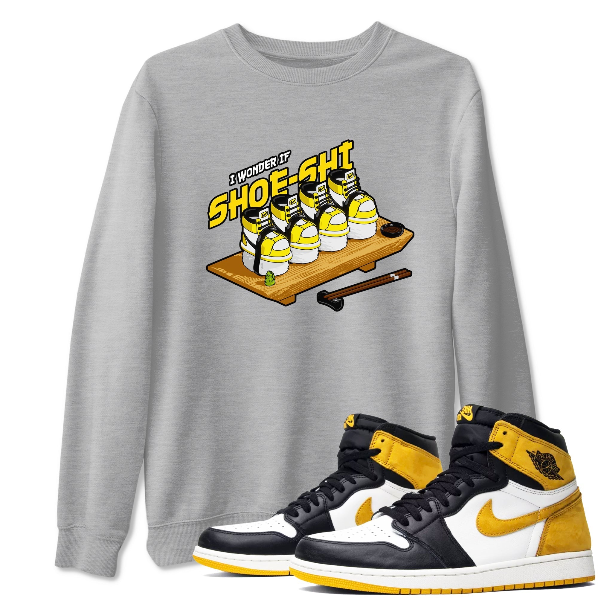 Shoe-Shi snkmatch Tees - Air Jordan 1 Yellow Ochre