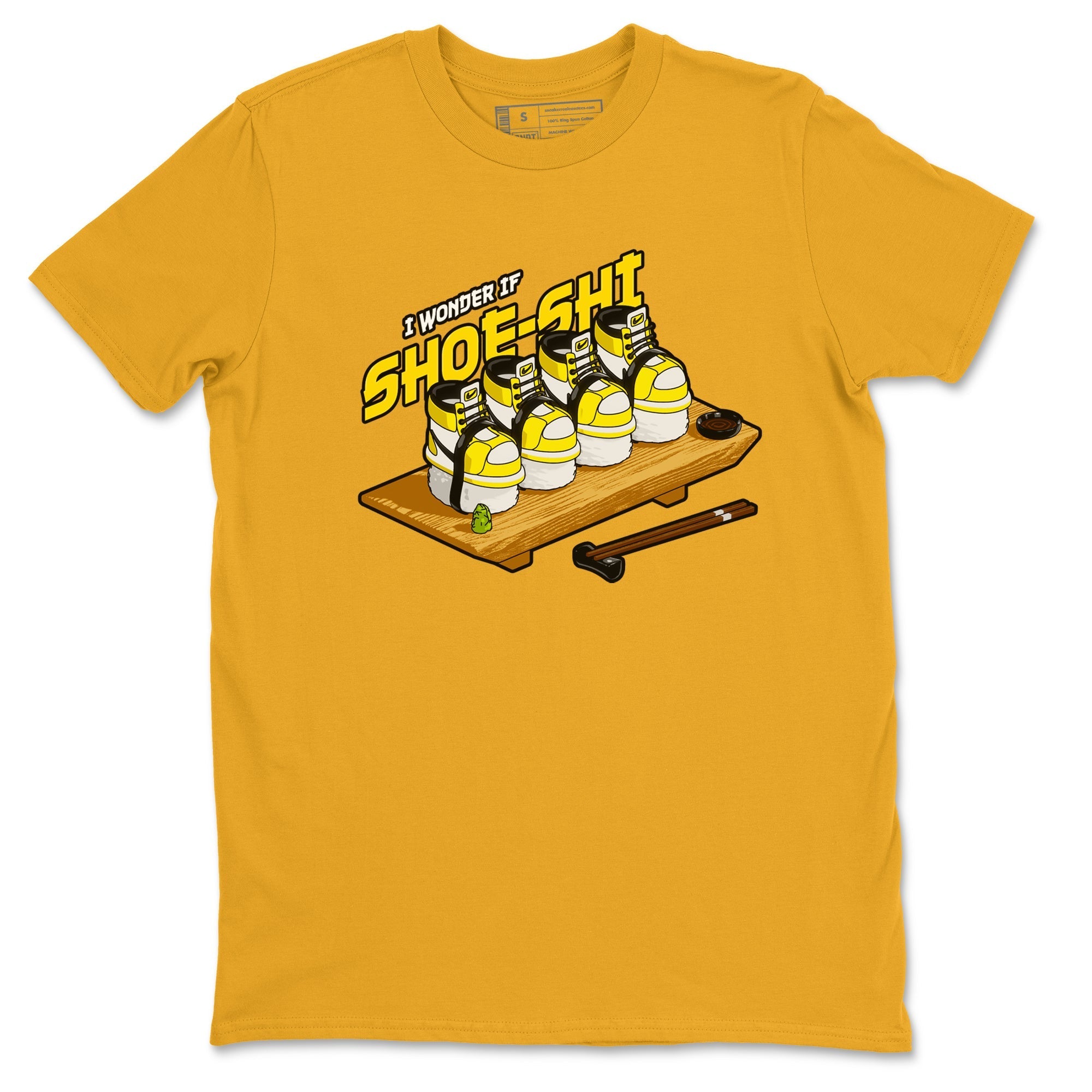 Shoe-Shi snkmatch Tees - Air Jordan 1 Yellow Ochre