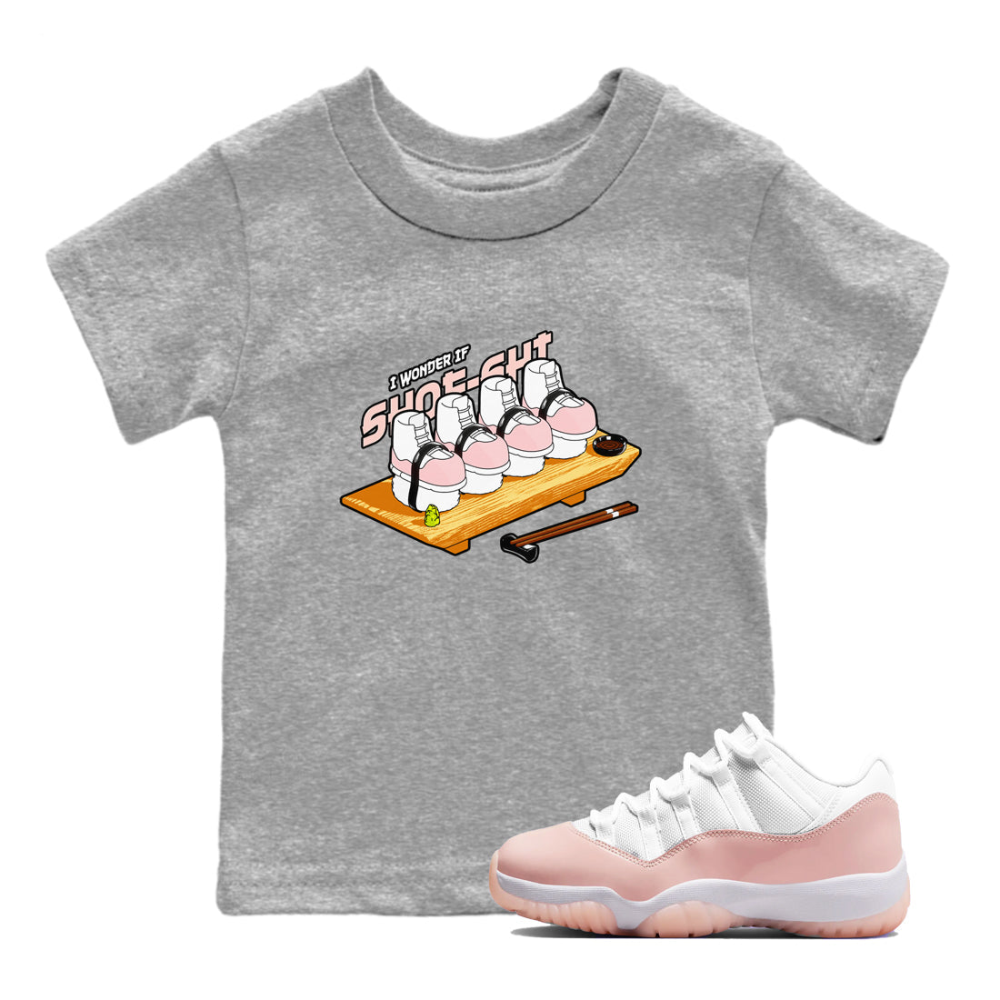 Shoe-Shi snkmatch Tees Kids - Air Jordan 11 Legend Pink