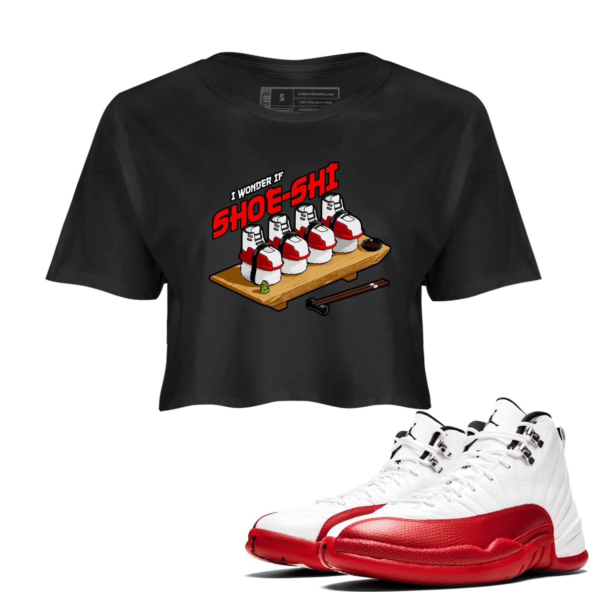 Shoe-Shi snkmatch Women's Top - Air Jordan 12 Cherry