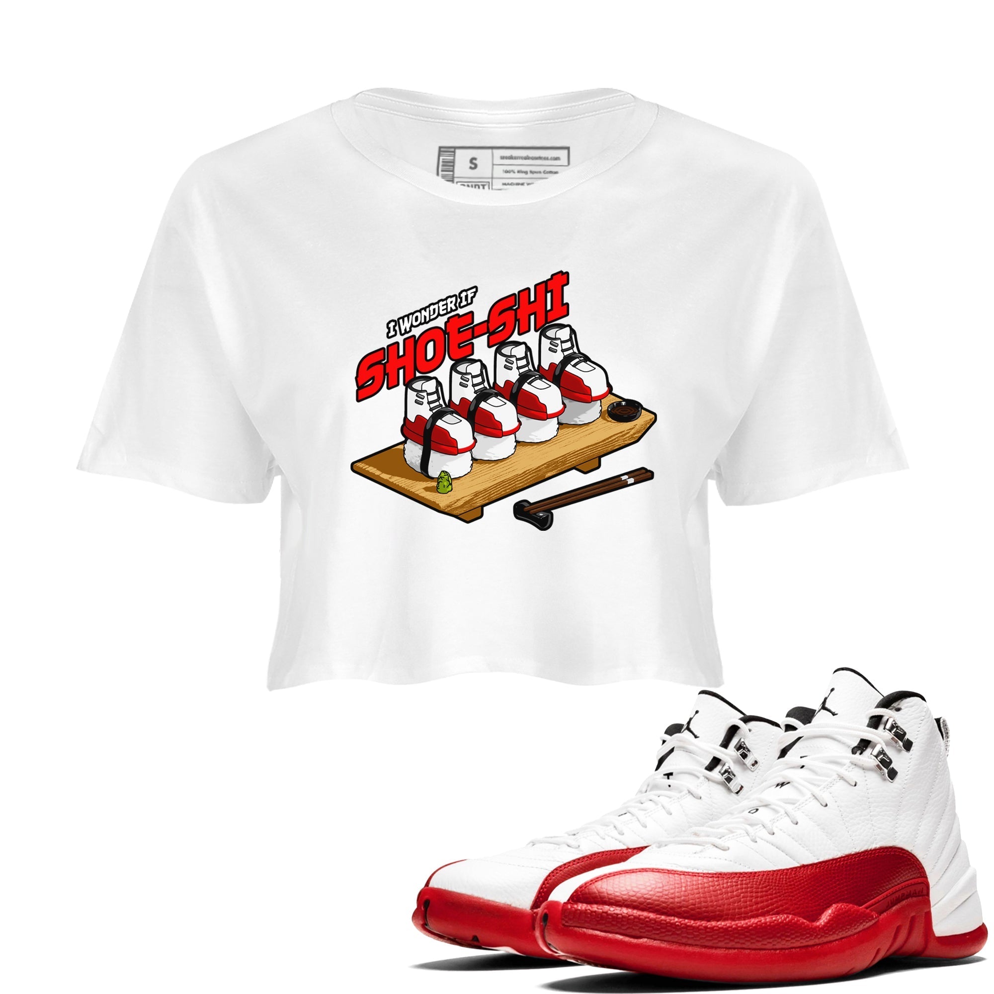 Shoe-Shi snkmatch Women's Top - Air Jordan 12 Cherry