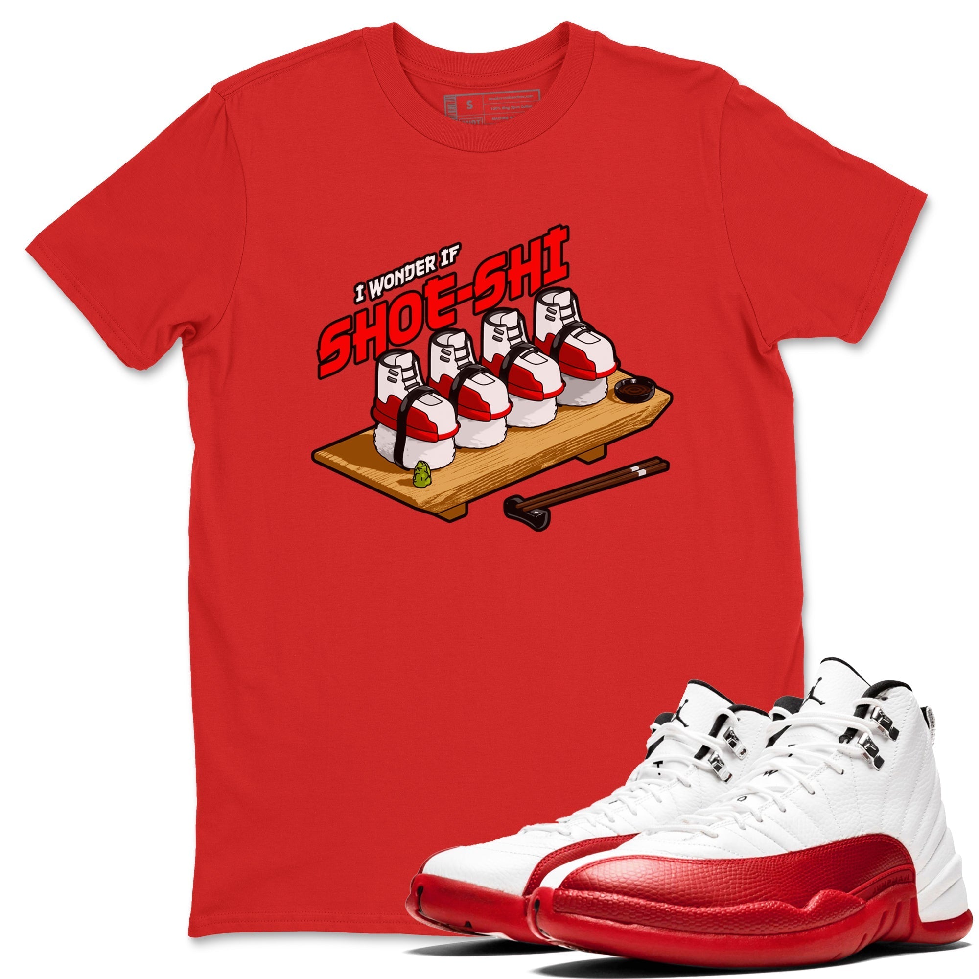 Shoe-Shi snkmatch Tee - Air Jordan 12 Cherry