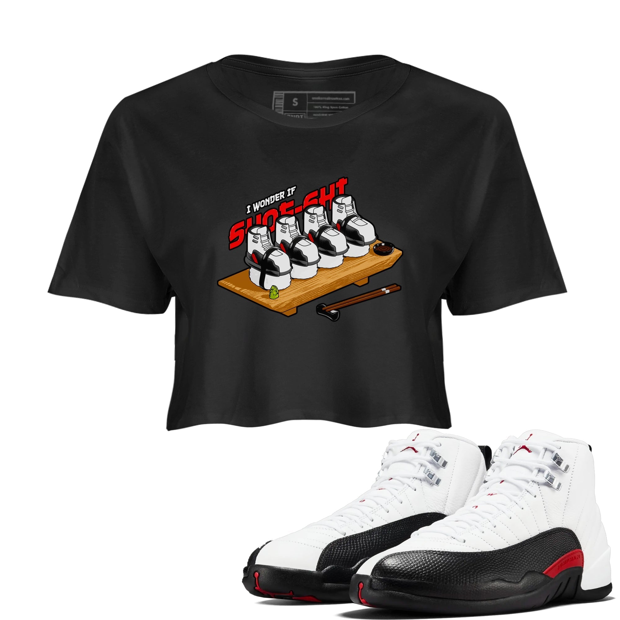 Shoe-Shi snkmatch Women's Top - Air Jordan 12 Taxi Flip