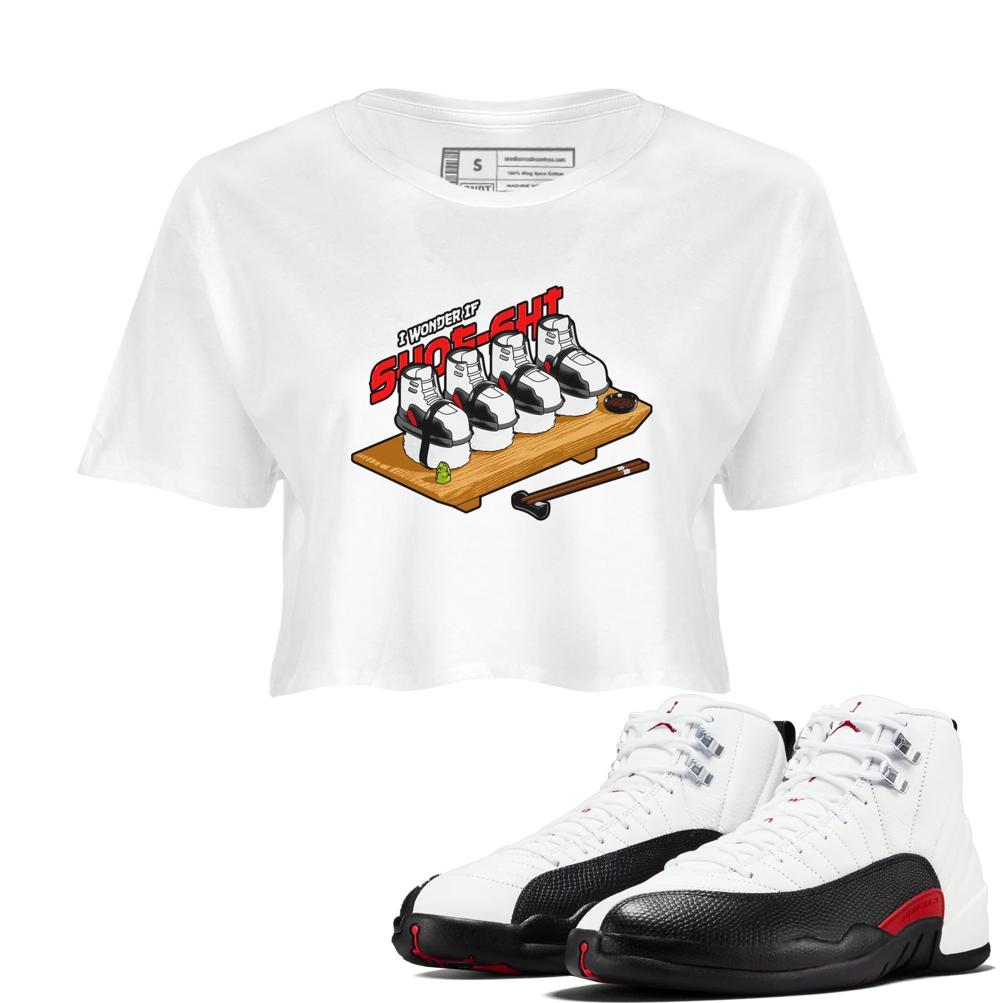 Shoe-Shi snkmatch Women's Top - Air Jordan 12 Taxi Flip