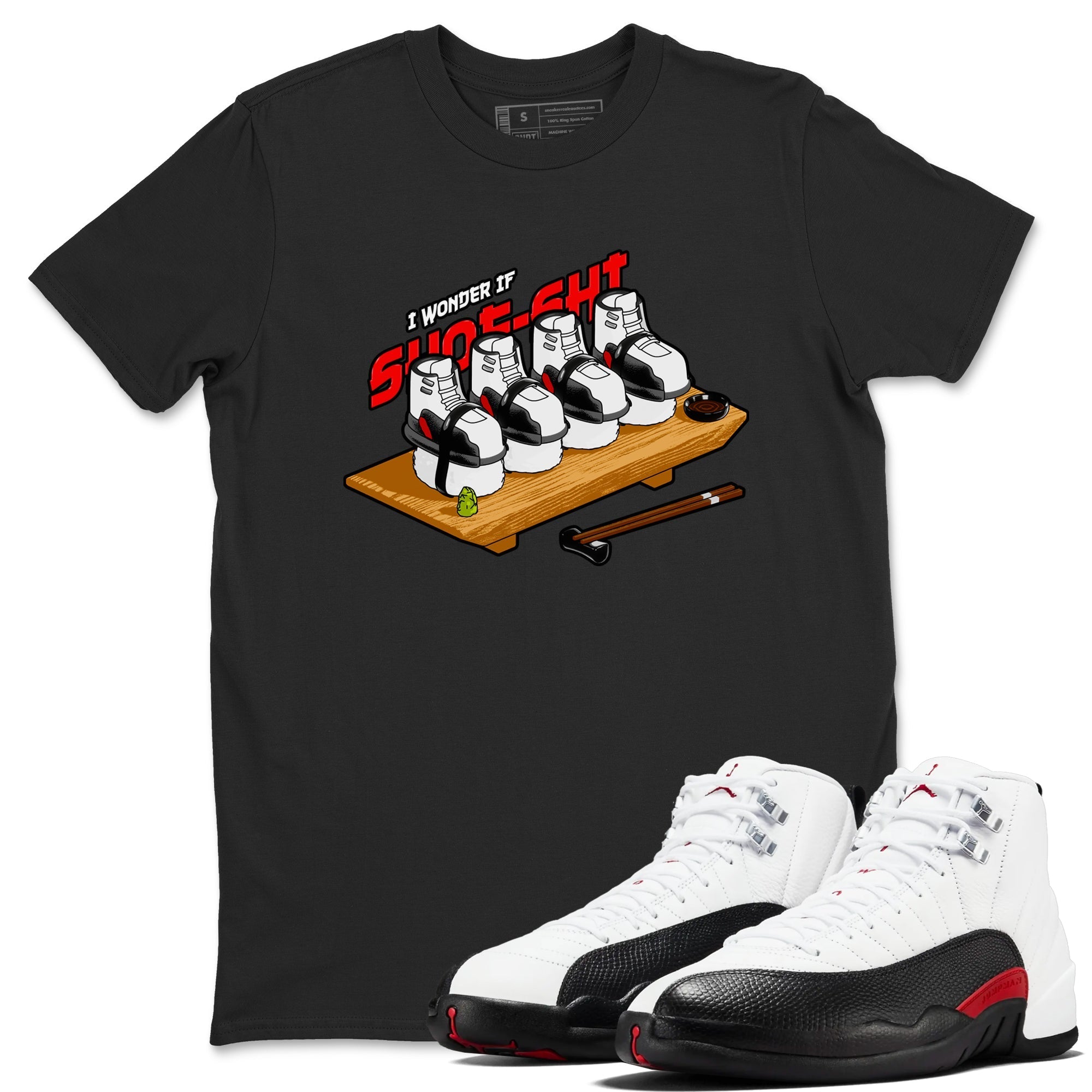 Shoe-Shi snkmatch Tees - Air Jordan 12 Taxi Flip