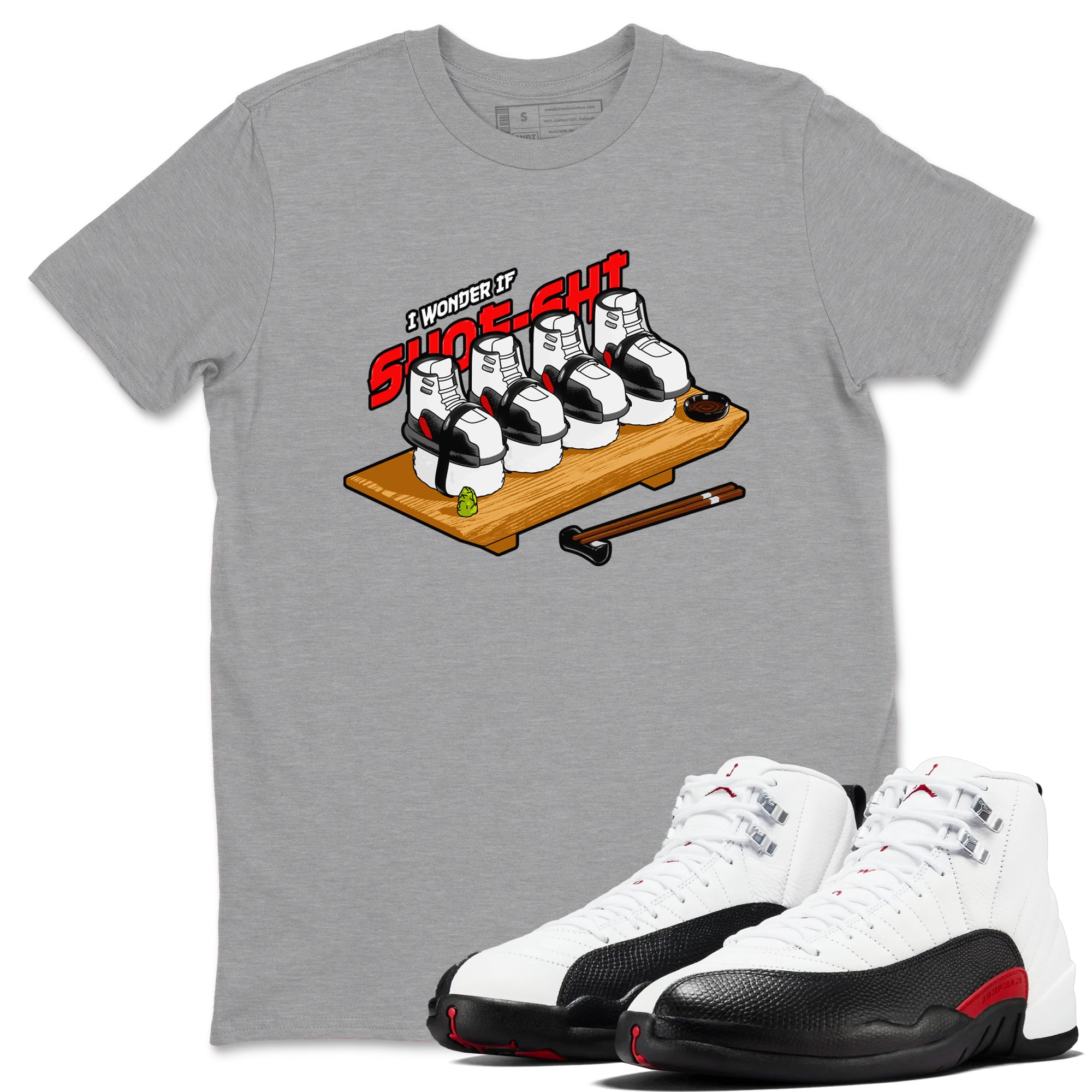 Shoe-Shi snkmatch Tees - Air Jordan 12 Taxi Flip