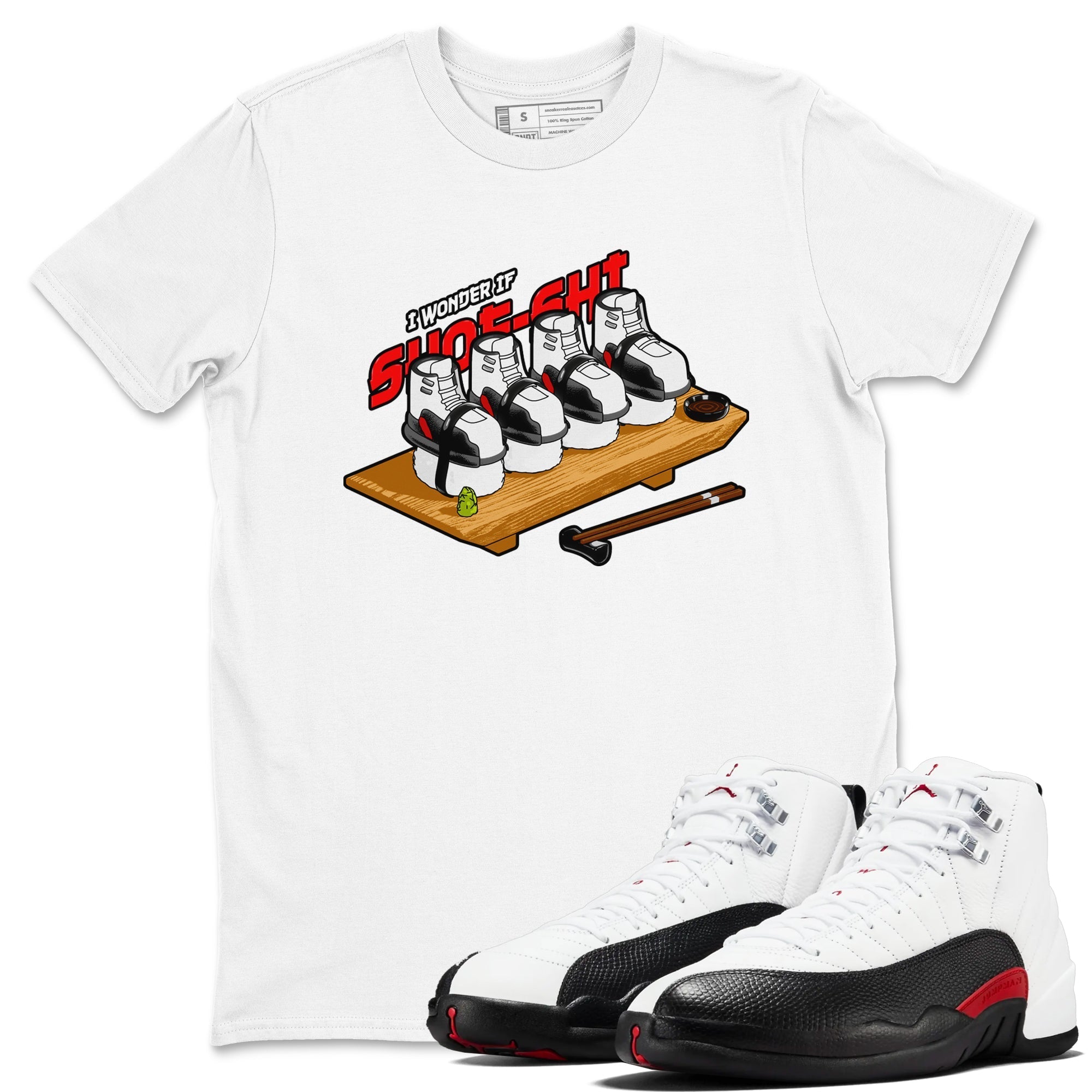 Shoe-Shi snkmatch Tees - Air Jordan 12 Taxi Flip