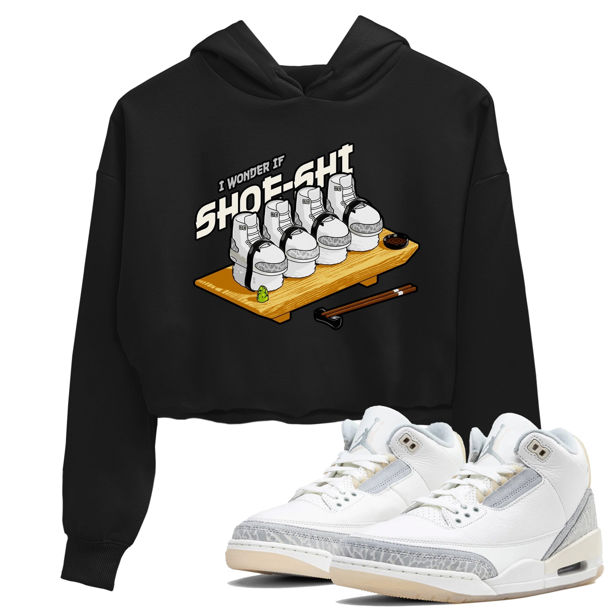 Shoe-Shi snkmatch Women's Top - Air Jordan 3 Ivory