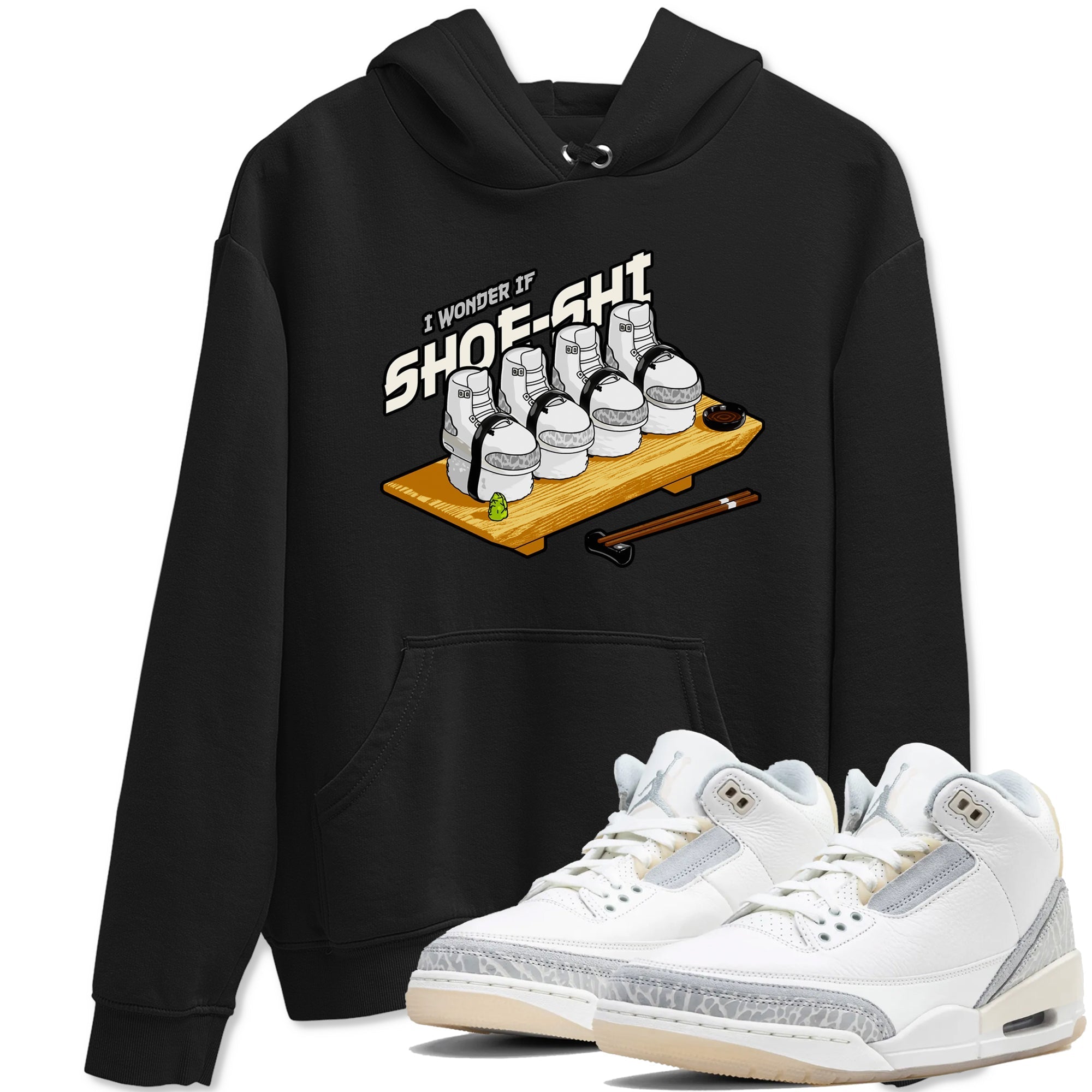 Shoe-Shi snkmatch Tees - Air Jordan 3 Ivory