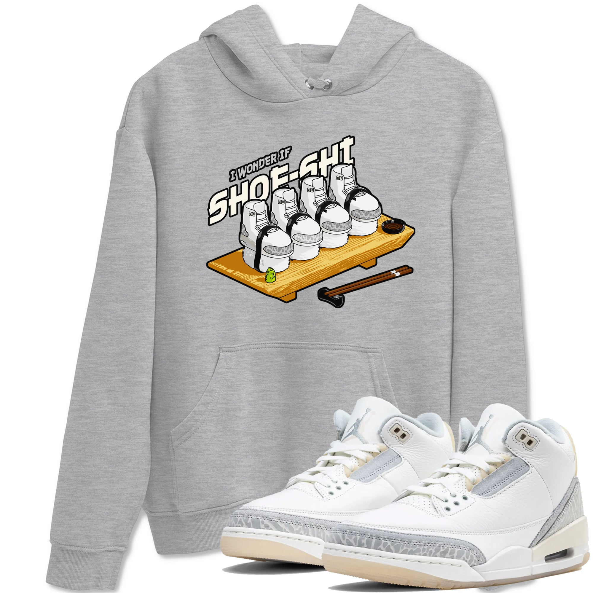 Shoe-Shi snkmatch Tees - Air Jordan 3 Ivory