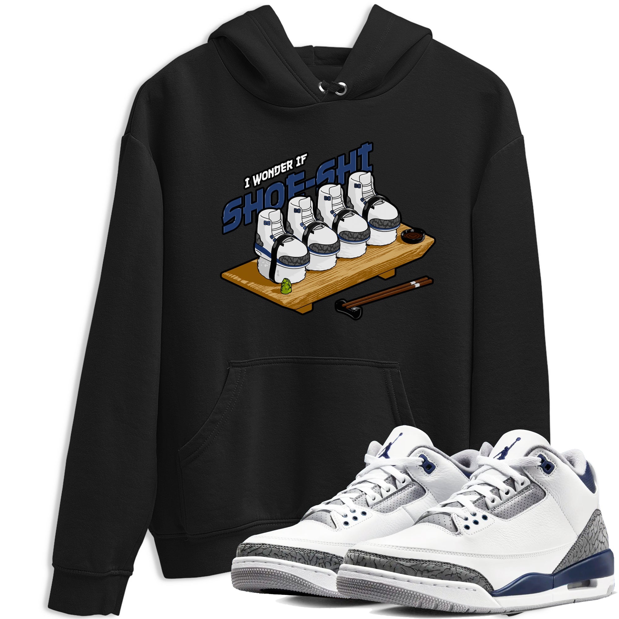 Shoe-Shi snkmatch Tees - Air Jordan 3 Midnight Navy 2023