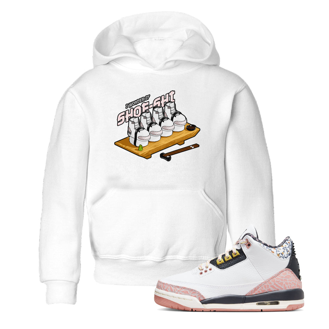 Shoe-Shi snkmatch Tees Kids - Air Jordan 3 Vintage Floral