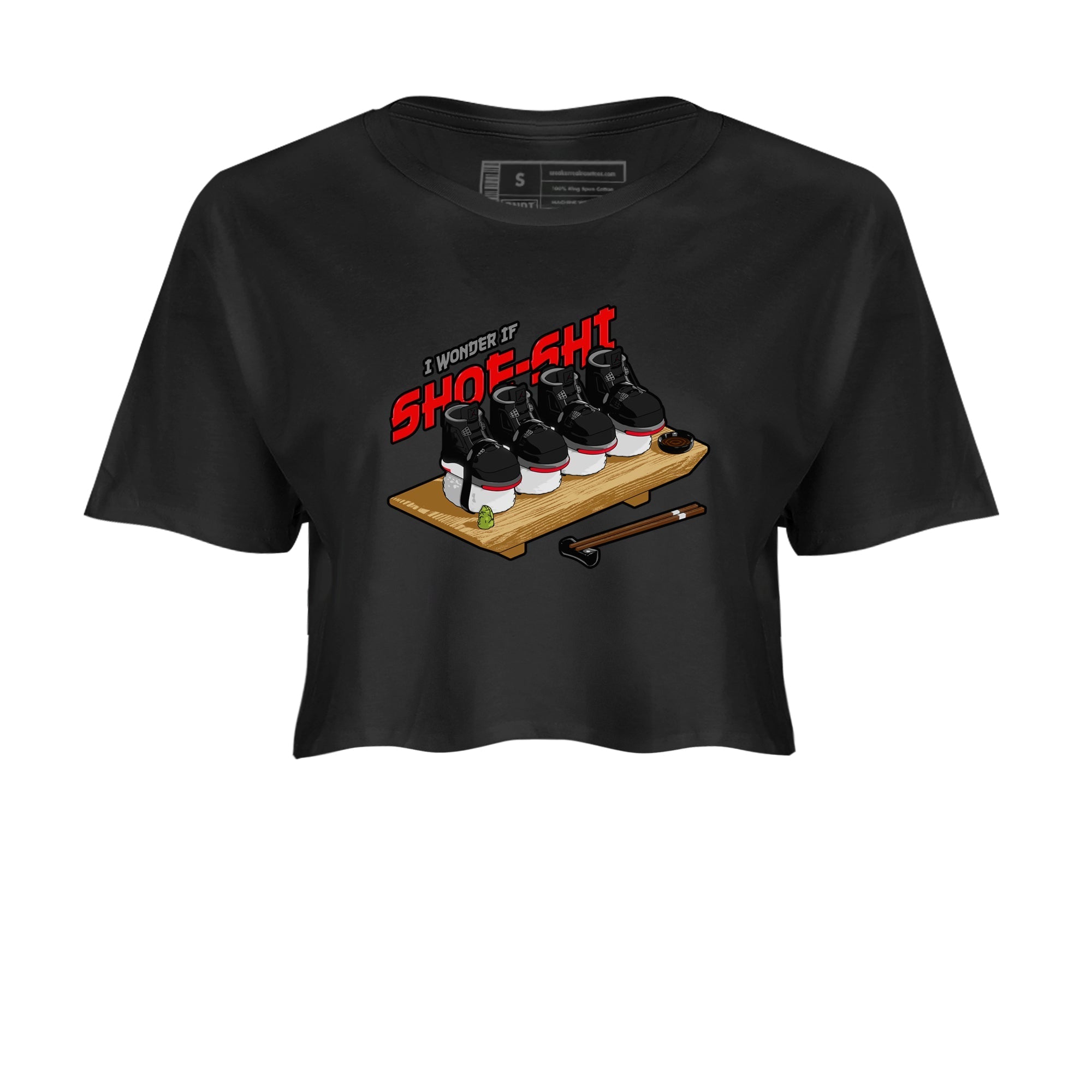 Shoe-Shi snkmatch Women's Top - Air Jordan 4 Bred Reimagined