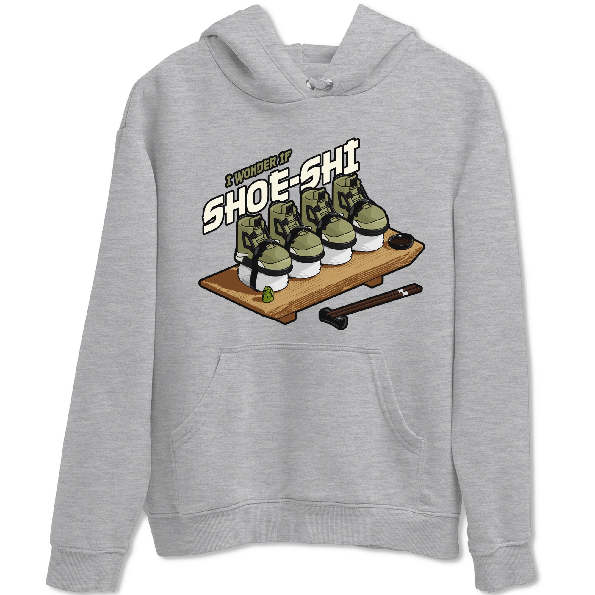 Shoe-Shi snkmatch Tee - Air Jordan 4 Medium Olive