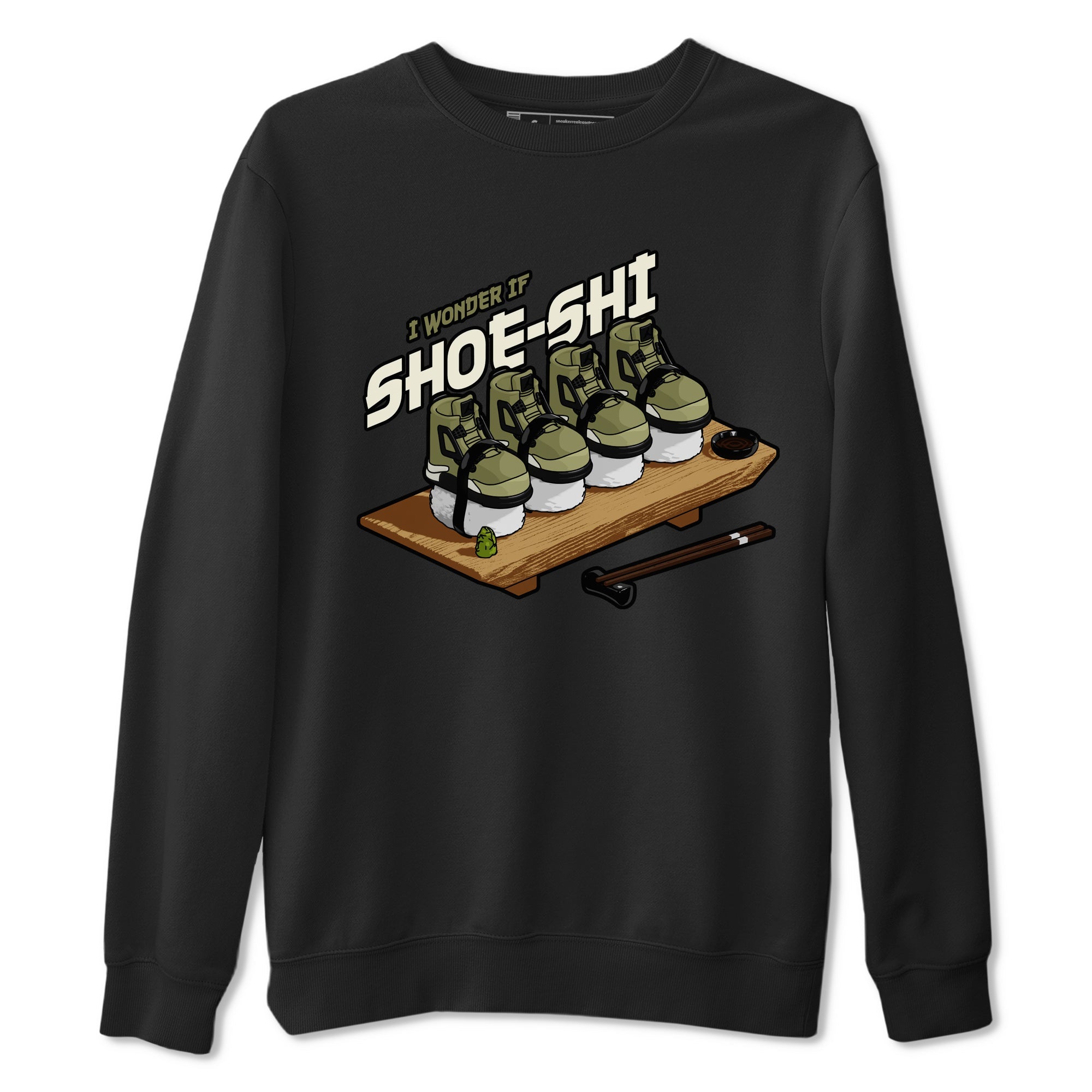Shoe-Shi snkmatch Tee - Air Jordan 4 Medium Olive
