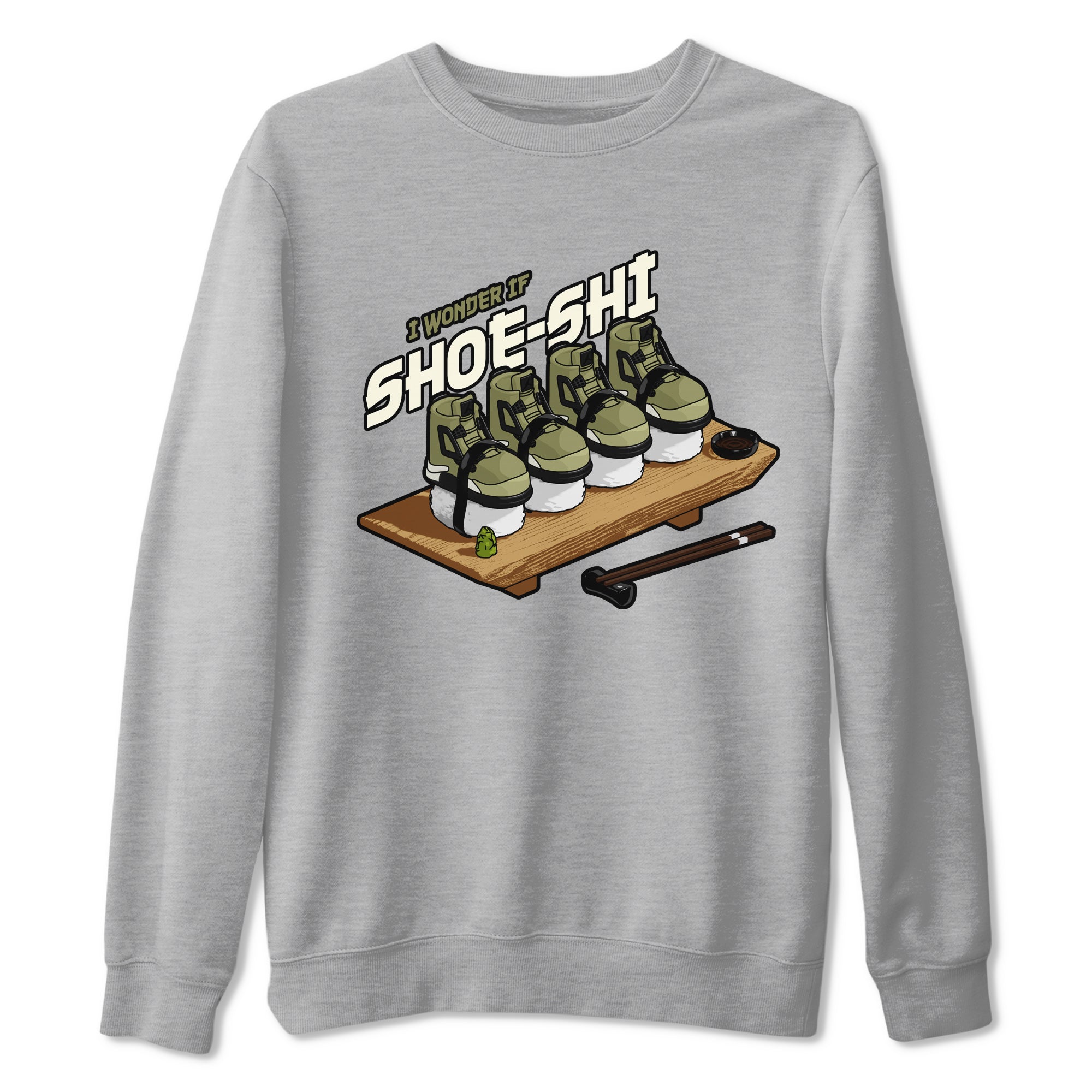 Shoe-Shi snkmatch Tee - Air Jordan 4 Medium Olive